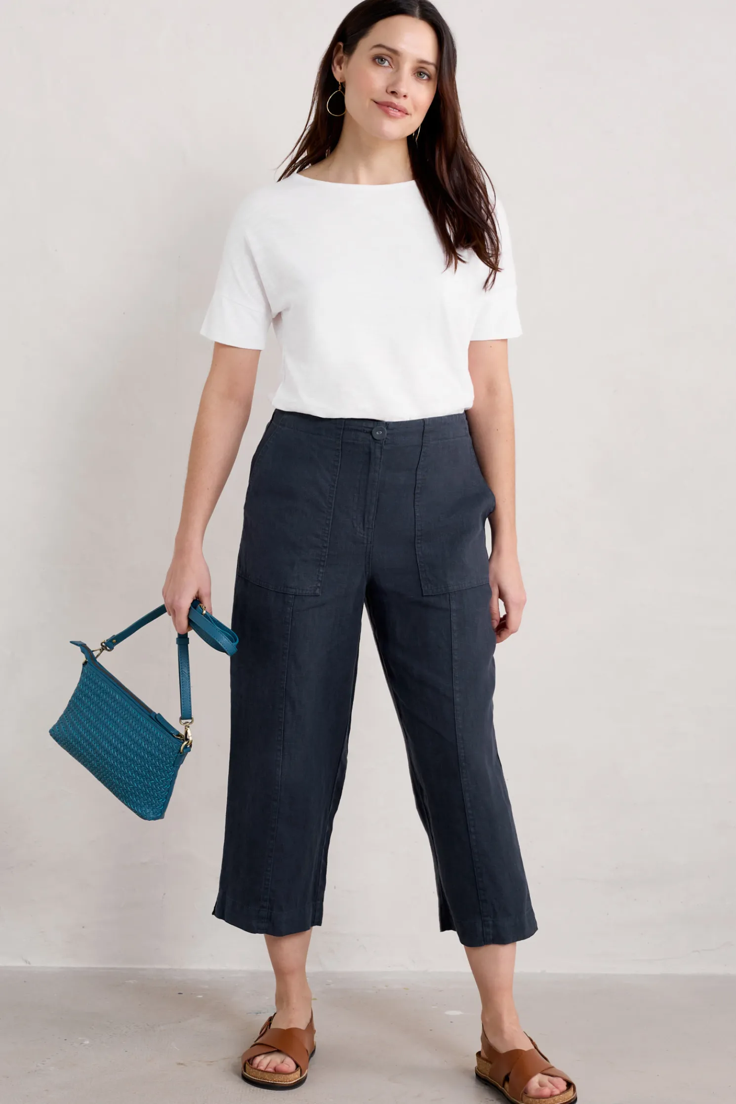 Bryher View Organic Cotton Boat Neck T-Shirt (Gots)