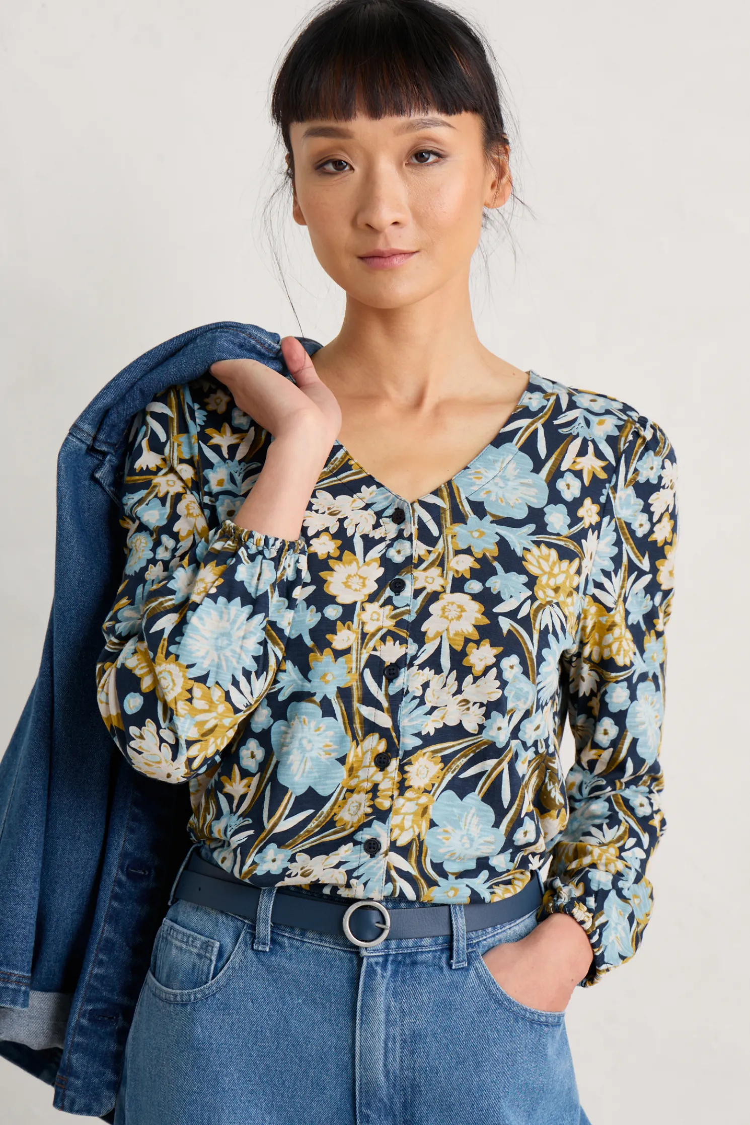 Butterflies Jersey Top