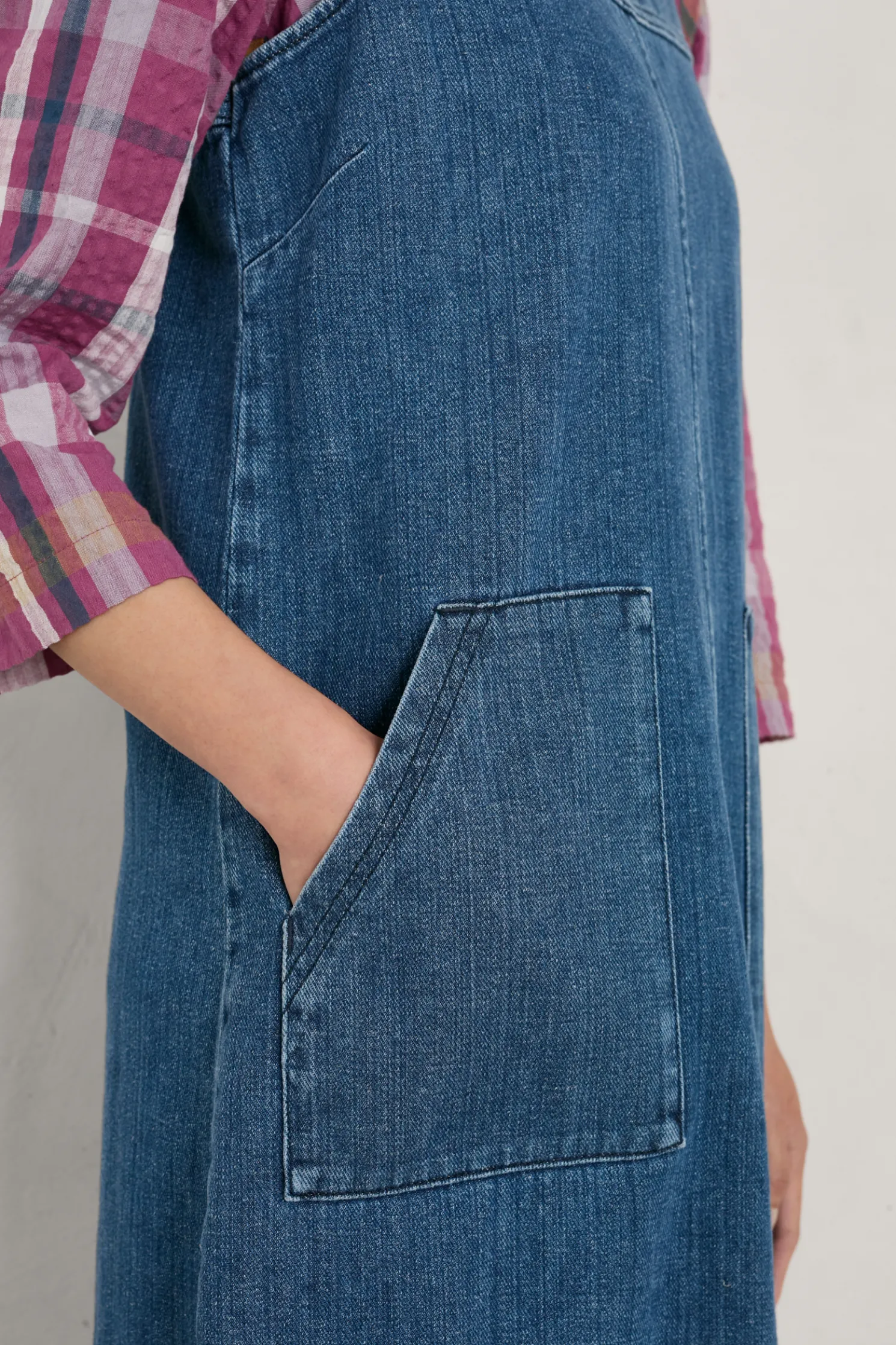 Calican Denim Pinafore Dress