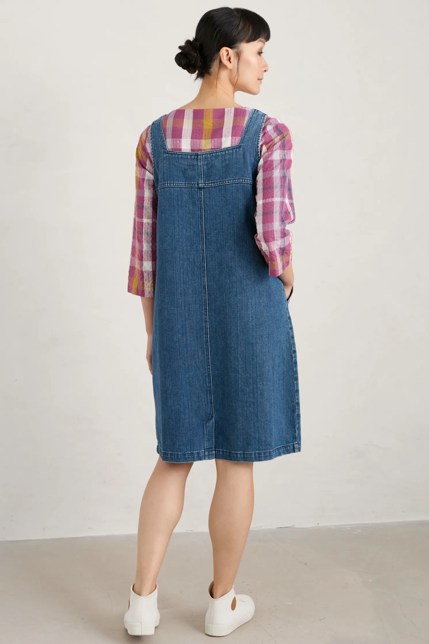 Calican Denim Pinafore Dress
