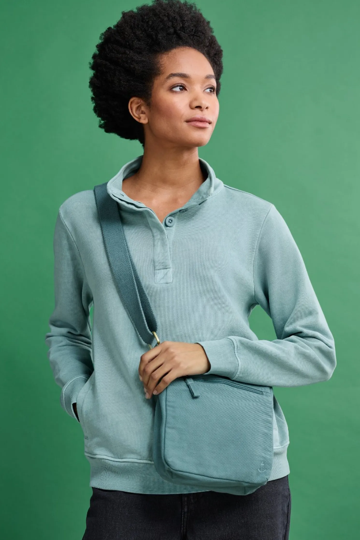 Carwinion Zip Up Cross Body Bag