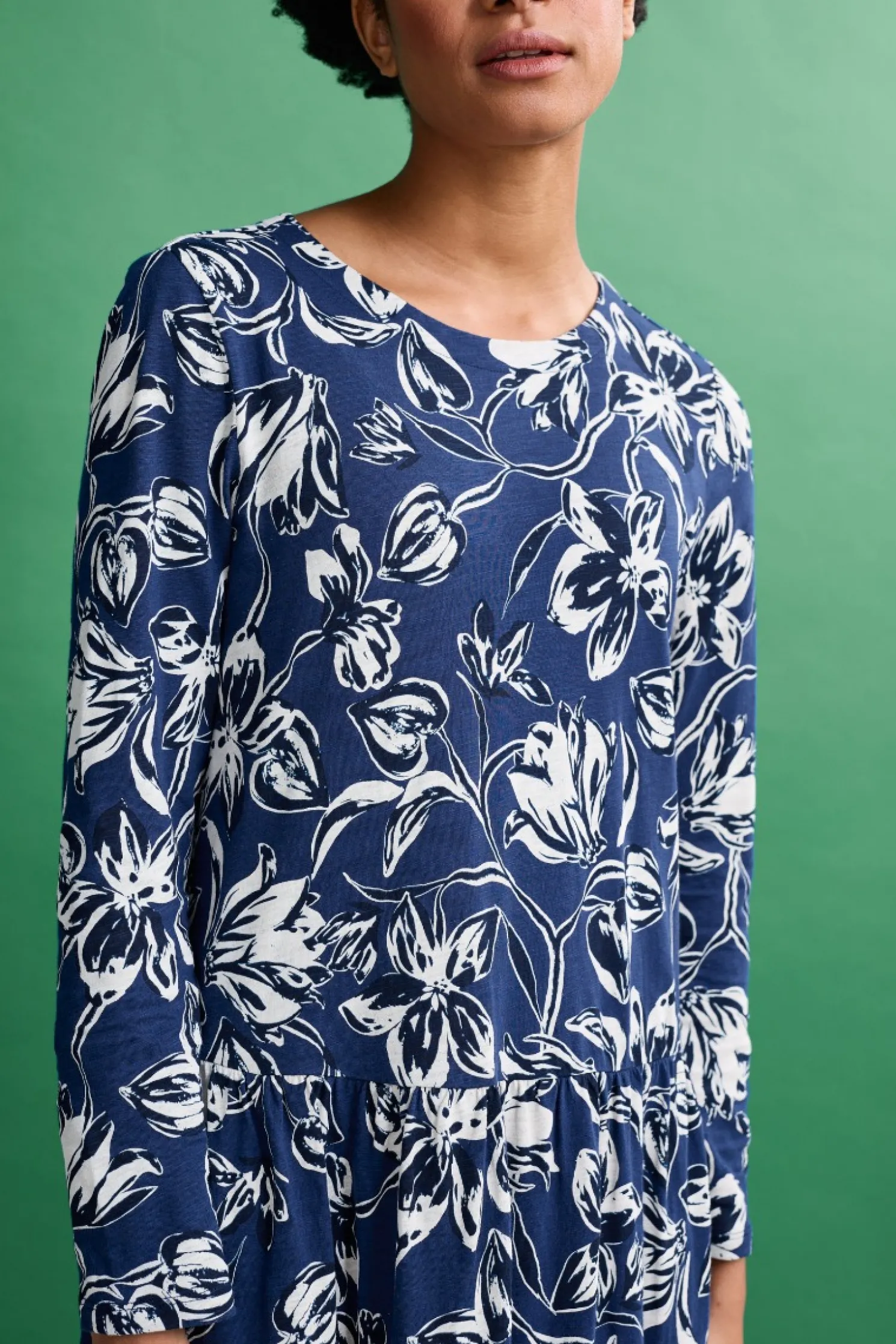 Cladonia Long Sleeve Jersey Dress