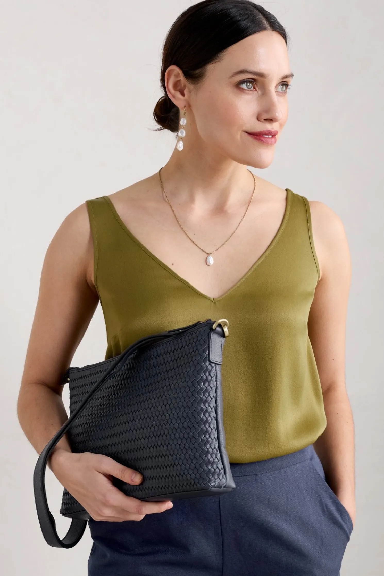 Cornelly Woven Leather Bag