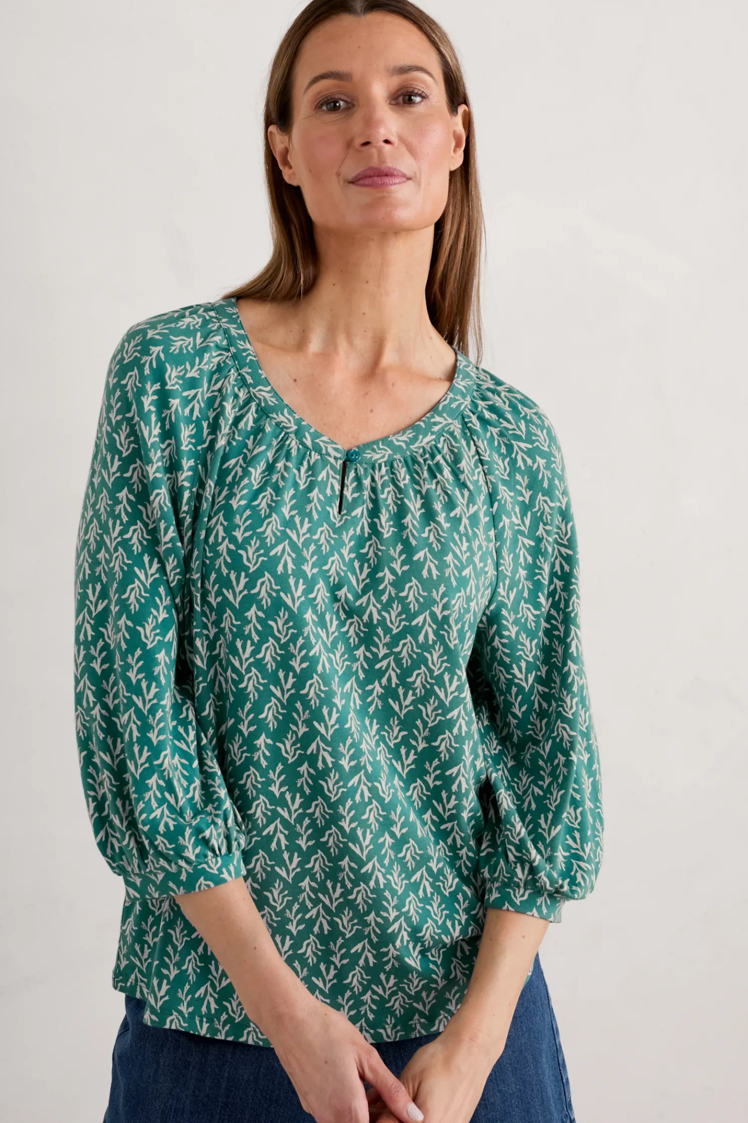 Garlanding Jersey Top