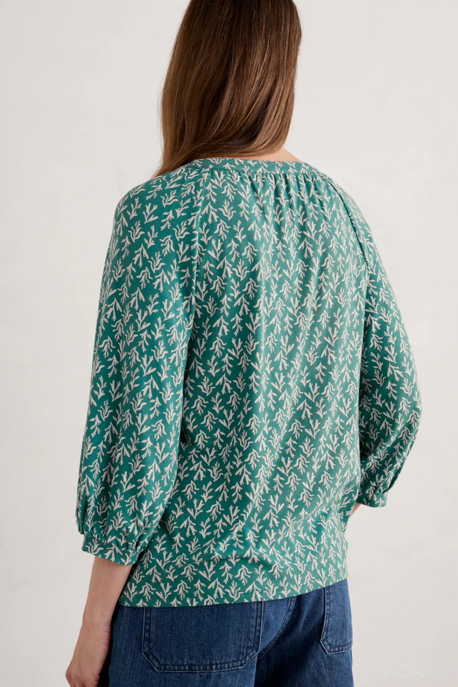 Garlanding Jersey Top