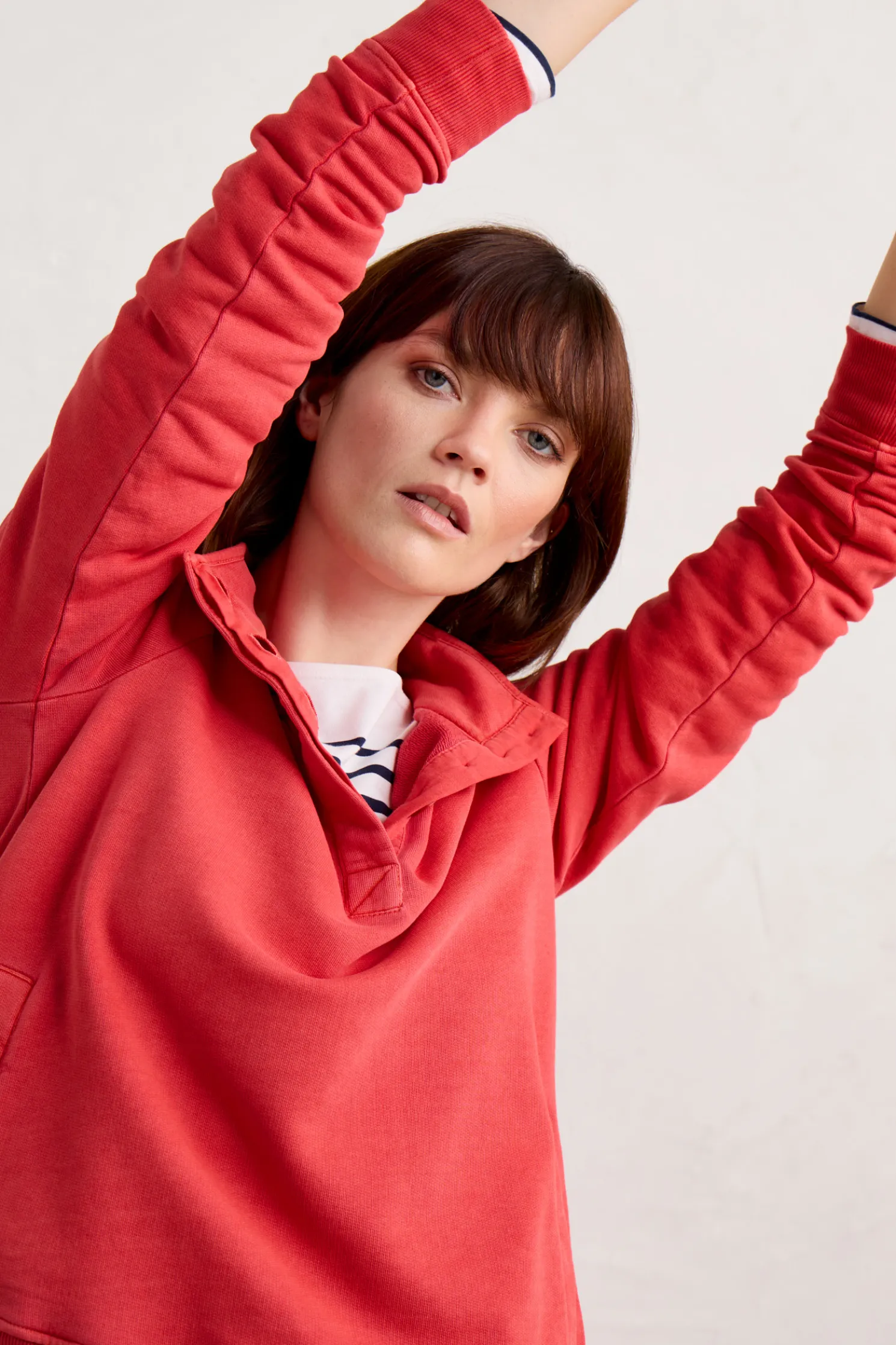 Greenshank Organic Cotton Collared Sweatshirt