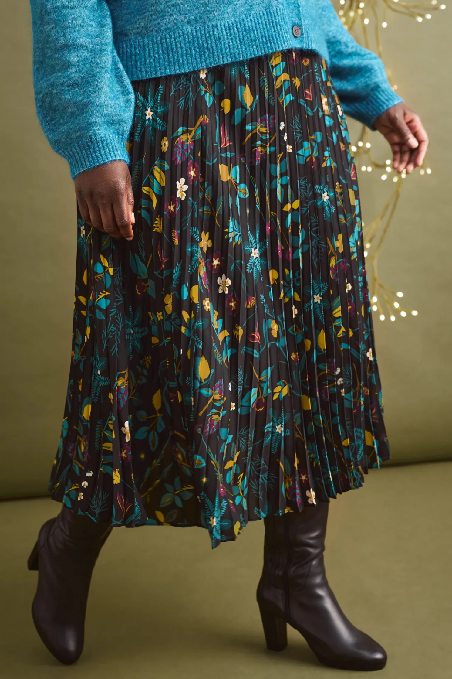 Heatherbank Midi Skirt