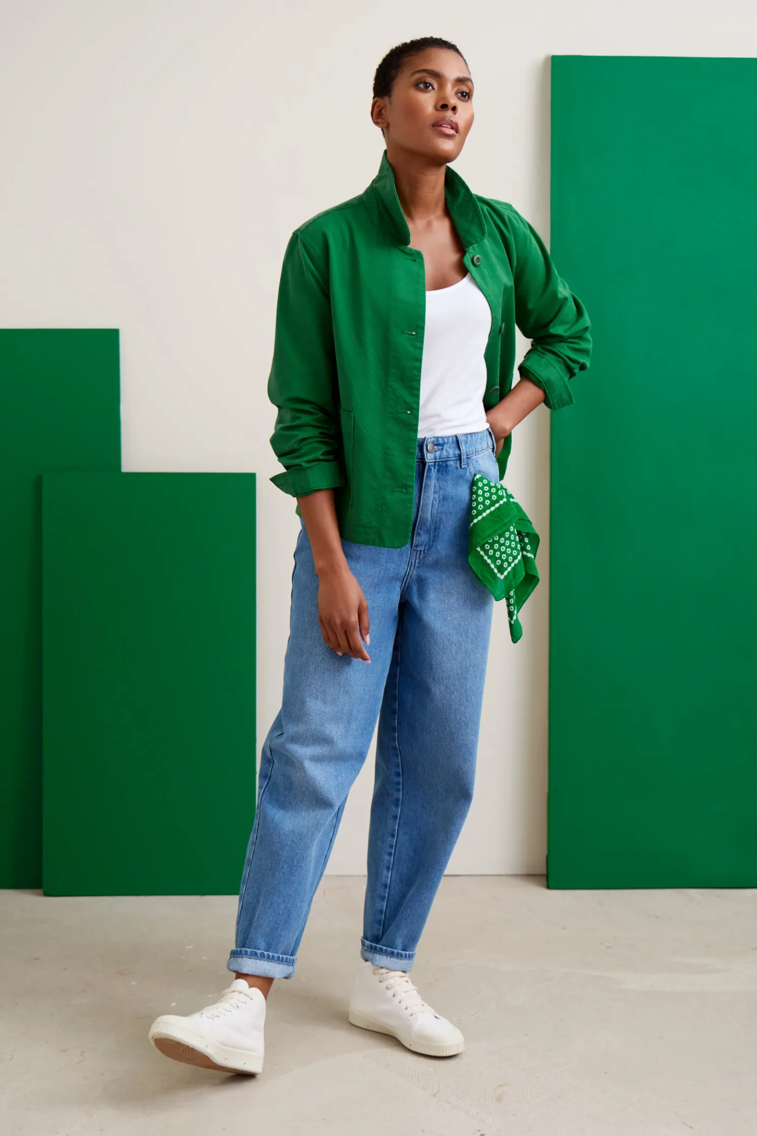 Honeydew Barrel Leg Jeans