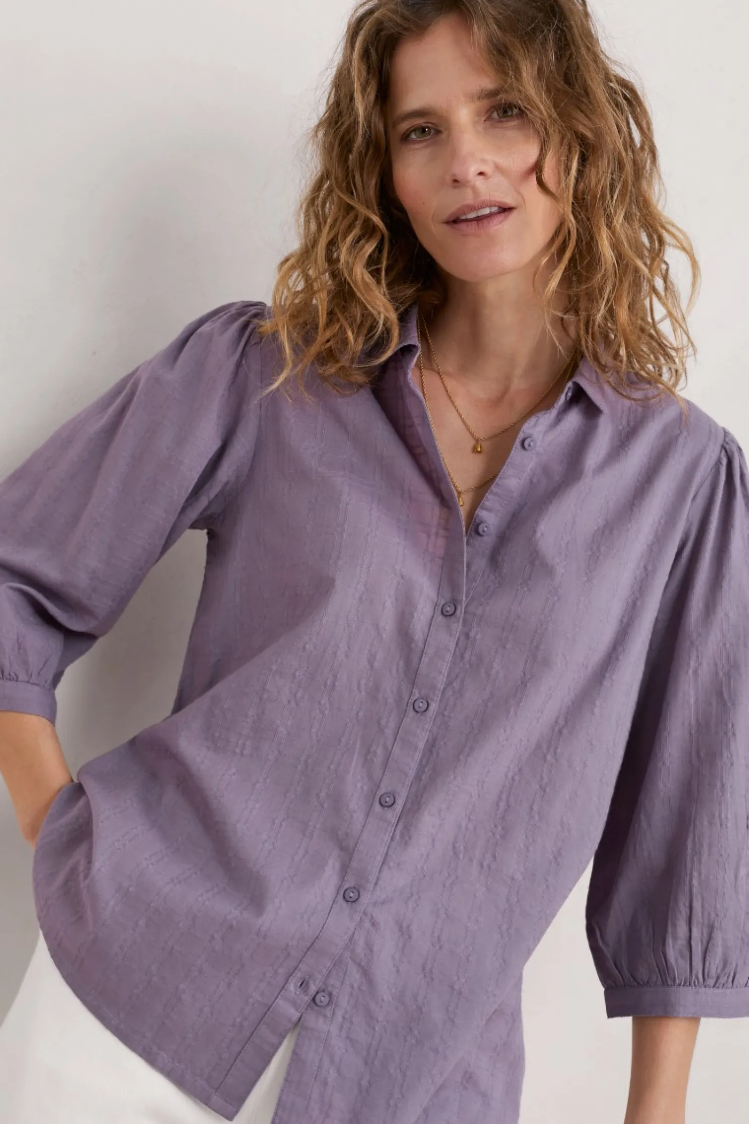 Hope Cottage Organic Cotton Check Blouse