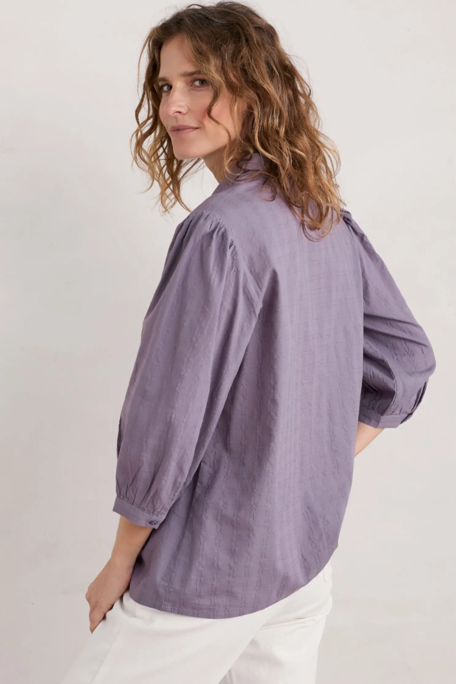 Hope Cottage Organic Cotton Check Blouse