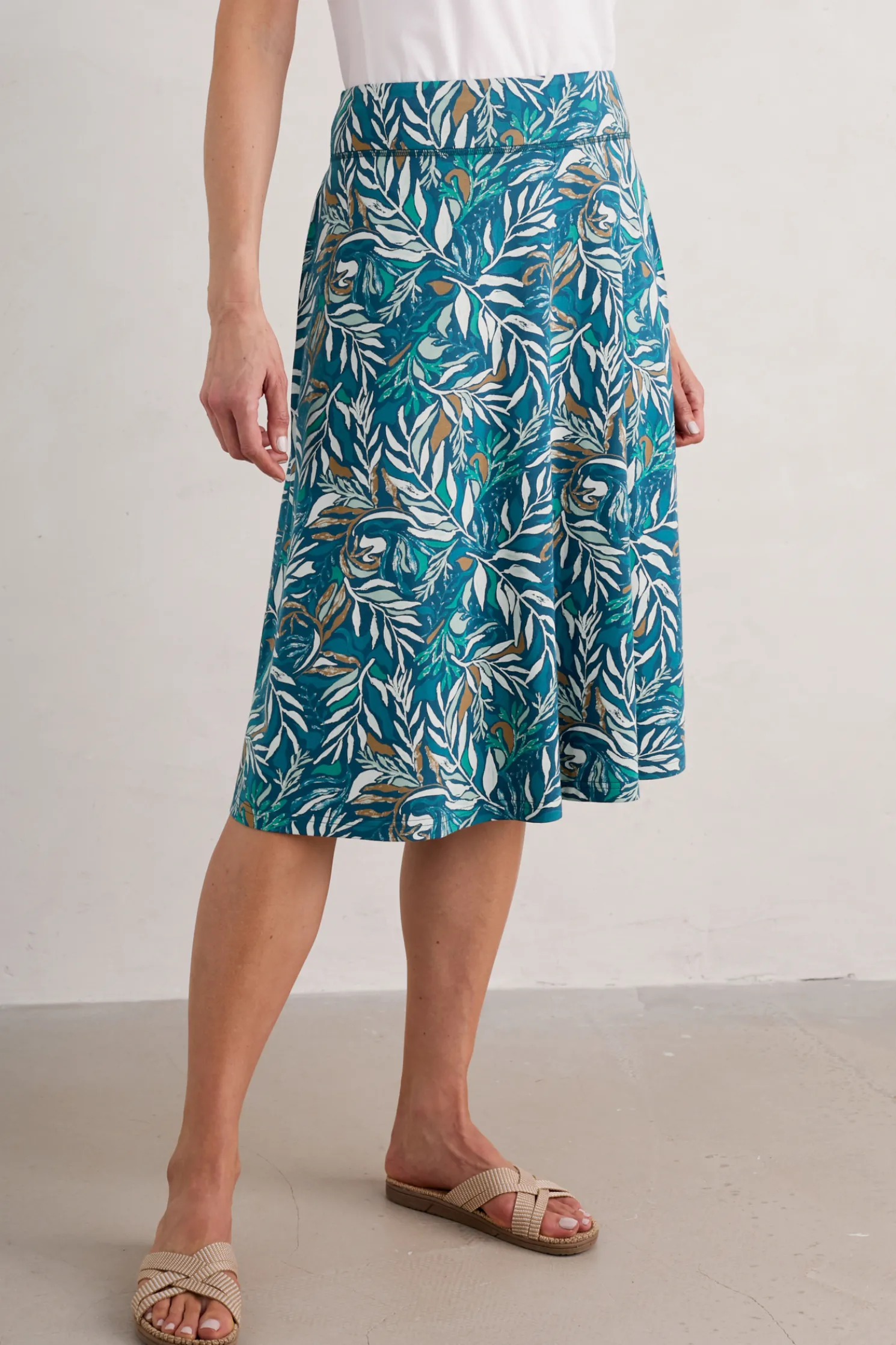 Jessica Grace A-Line Jersey Skirt