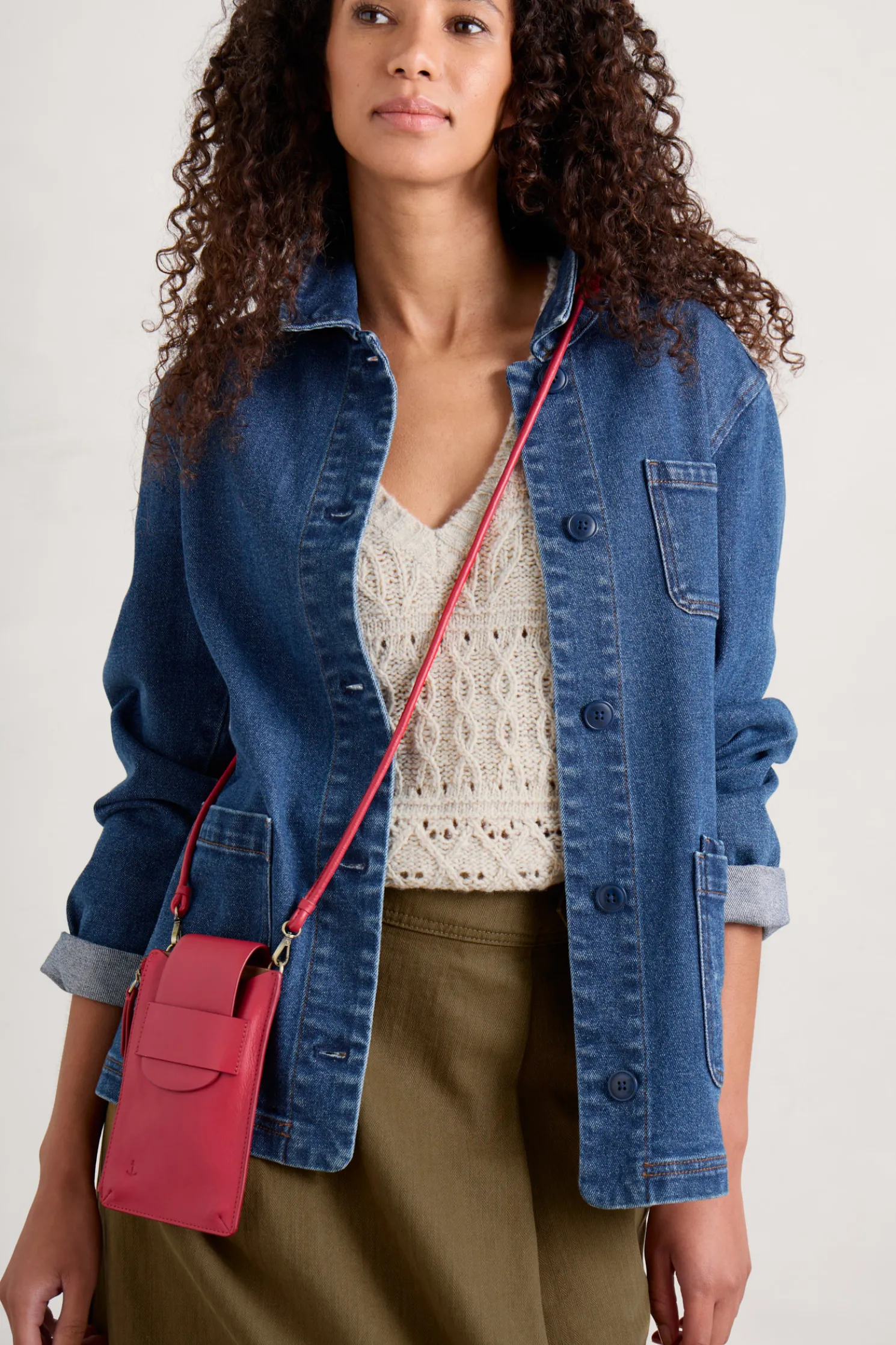 Kelsey Leather Phone Wallet