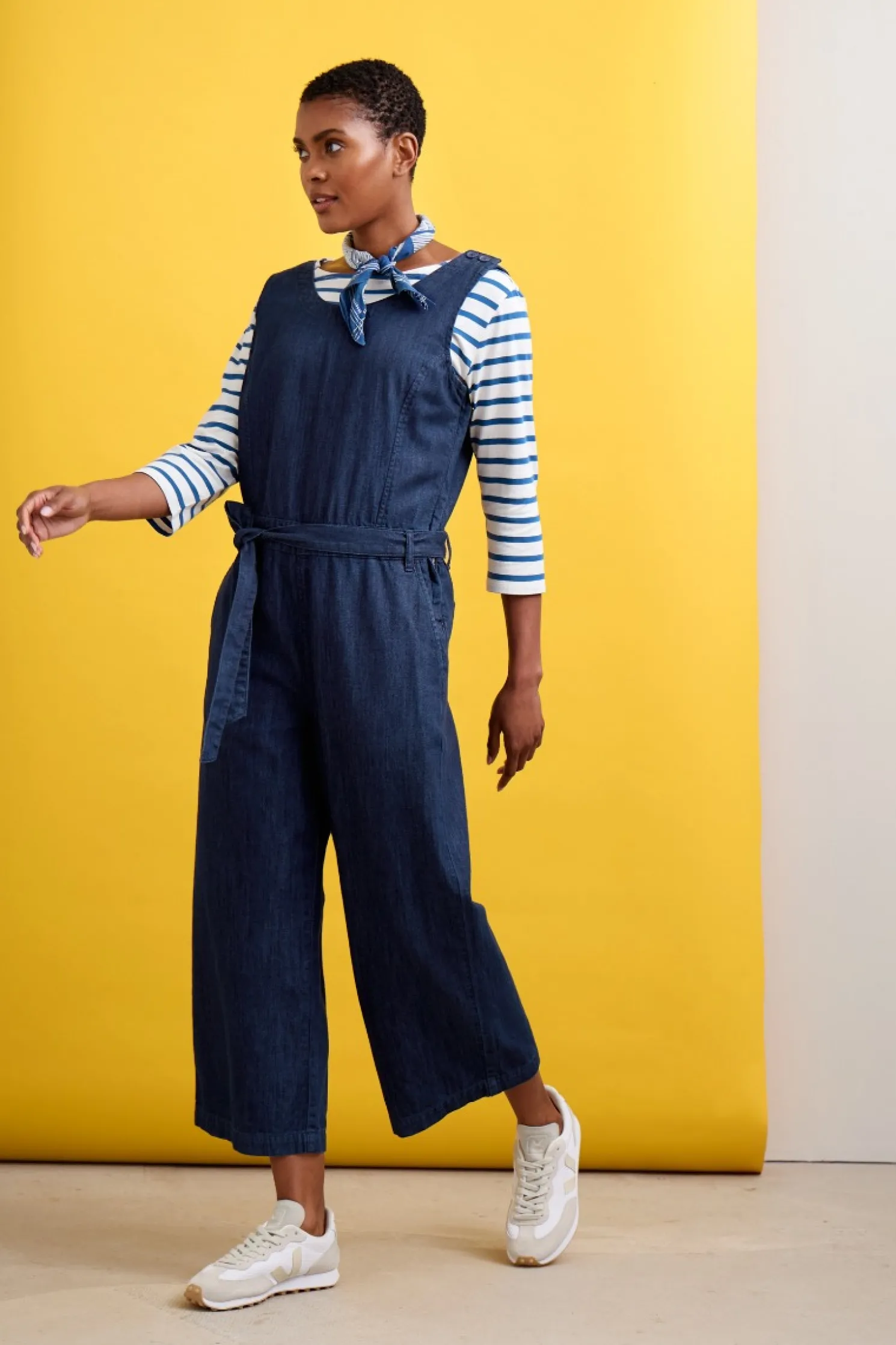 Kenethel Sleeveless Wide Leg Jumpsuit