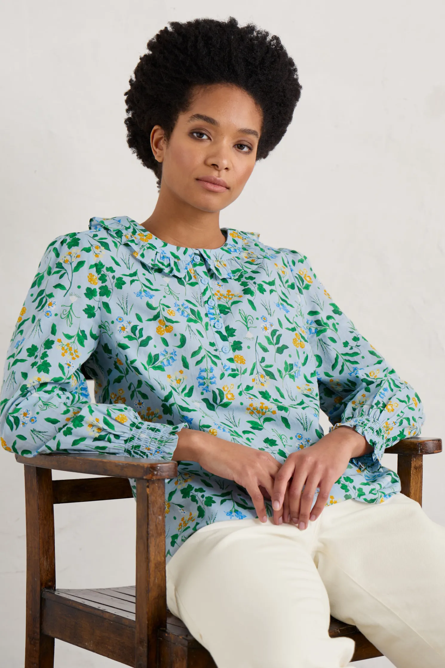 Last Leaf Printed Organic Cotton Top (Gots)