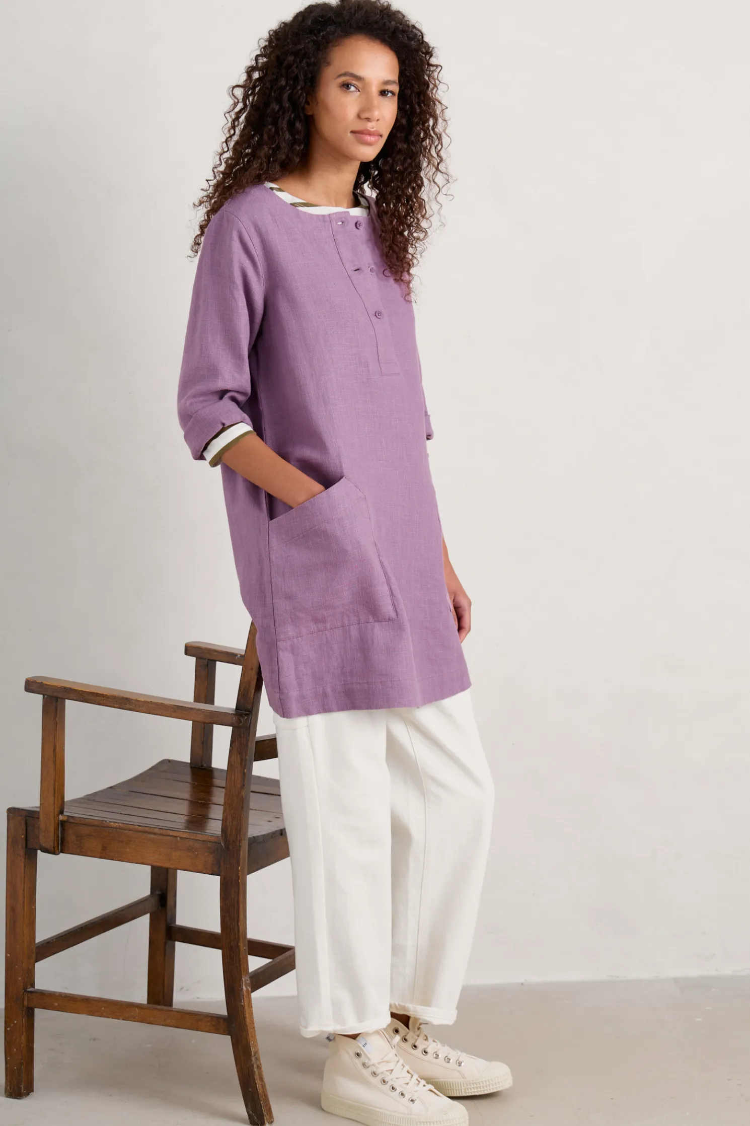 Lighthouse Rock 3/4 Sleeve Tunic