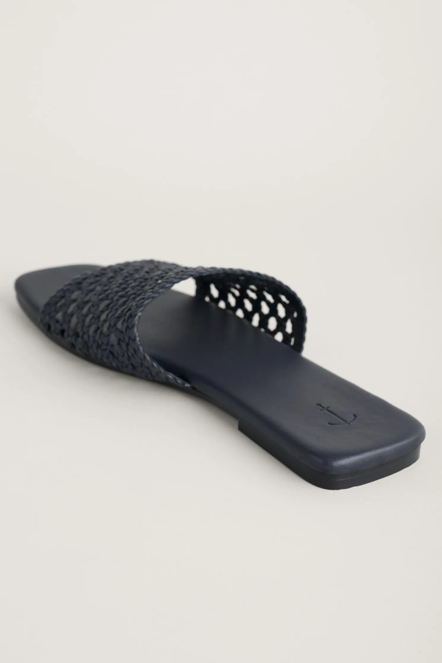 Lost Cove Flat Leather Mule Sandals