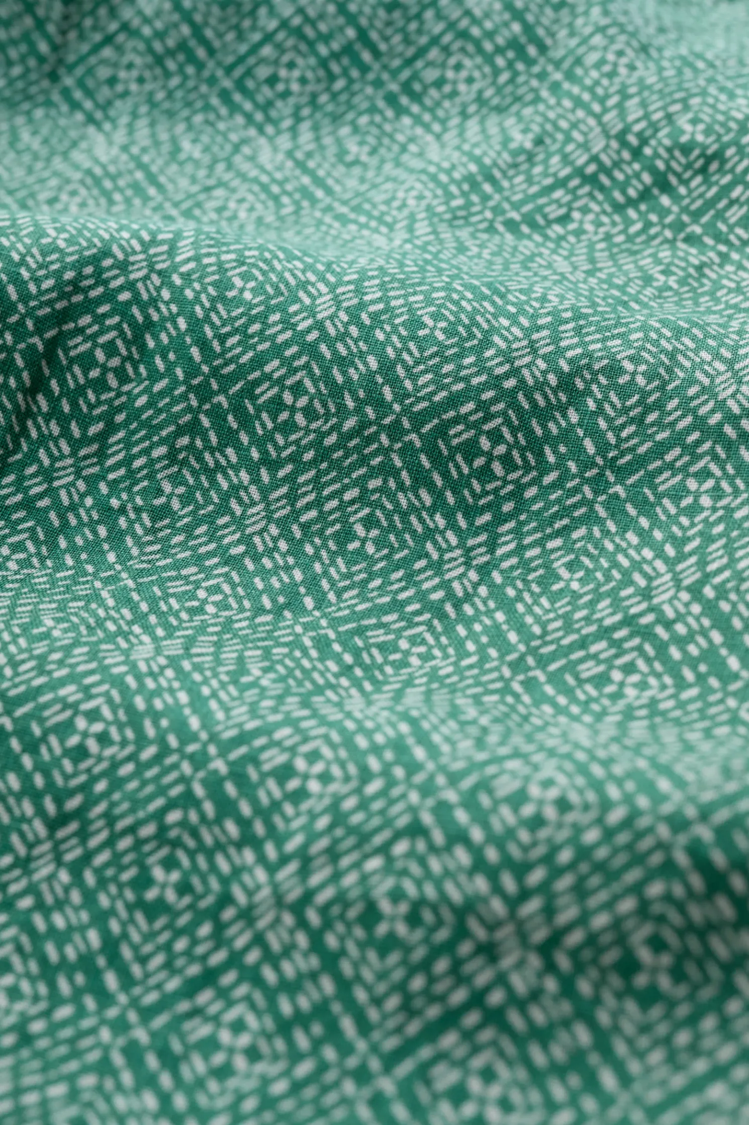 Men's Anthony Printed Linen Shirt