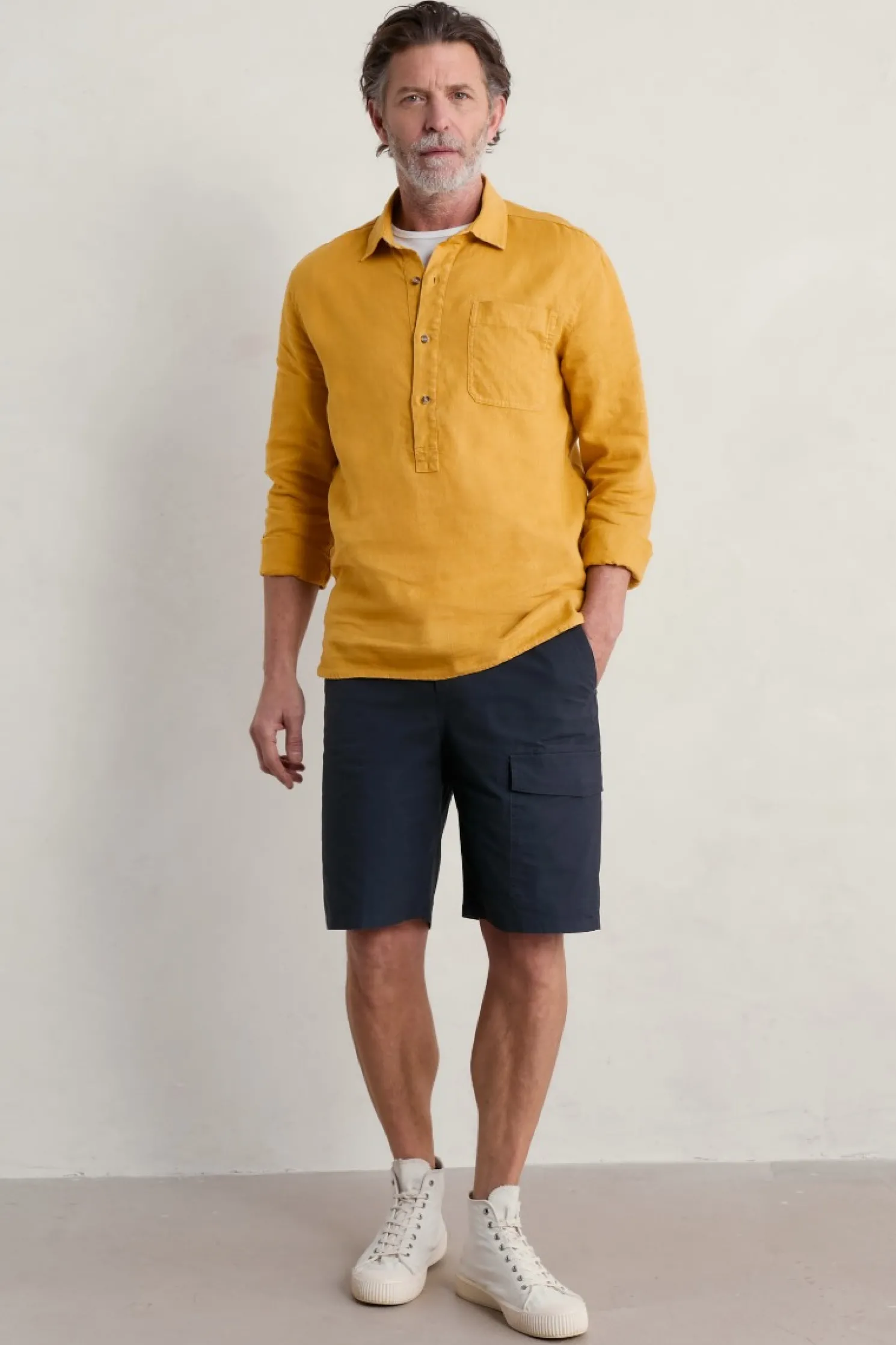 Men's Artist's Linen Shirt