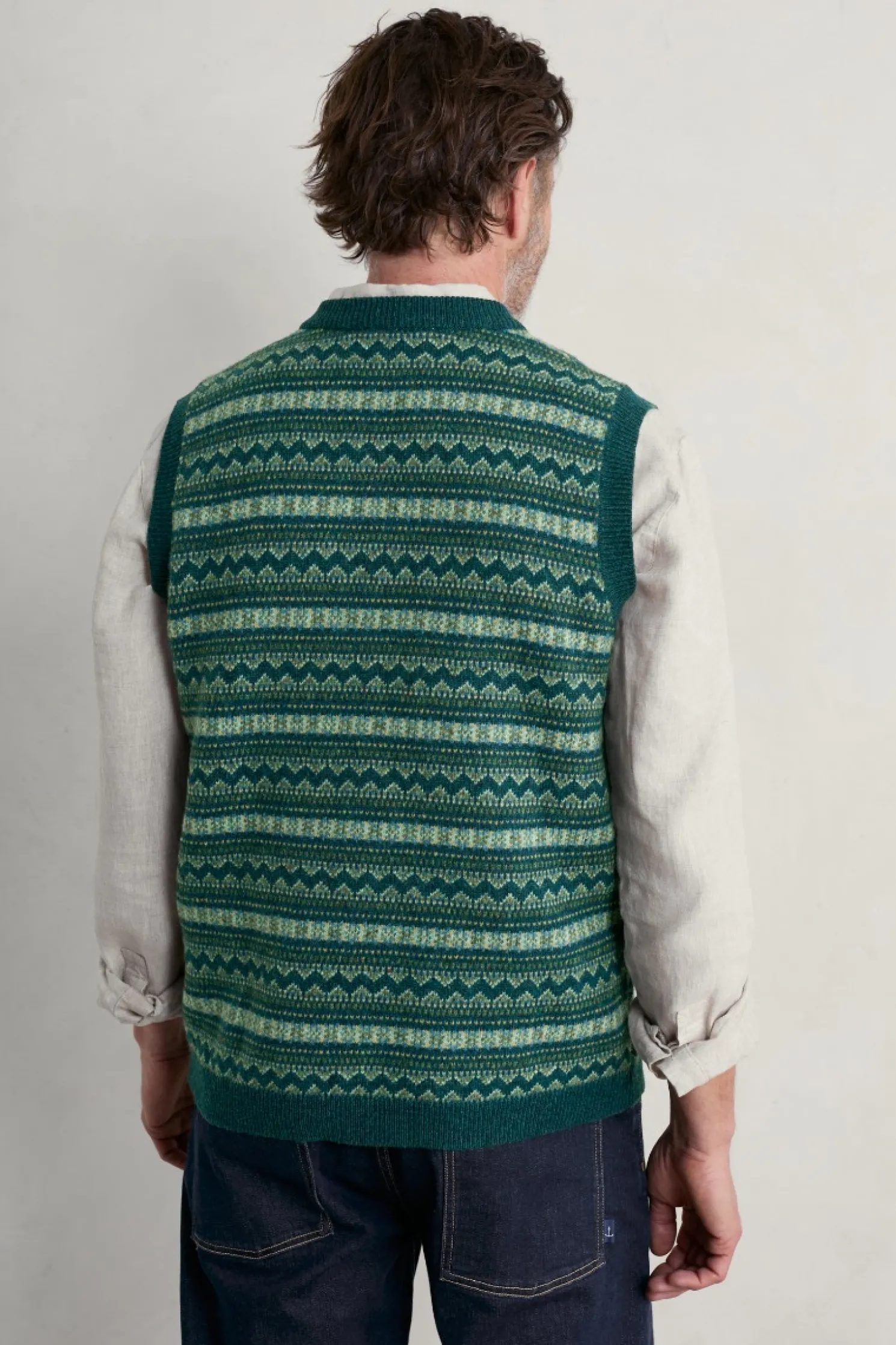 Men's Fair Isle Walt Vest