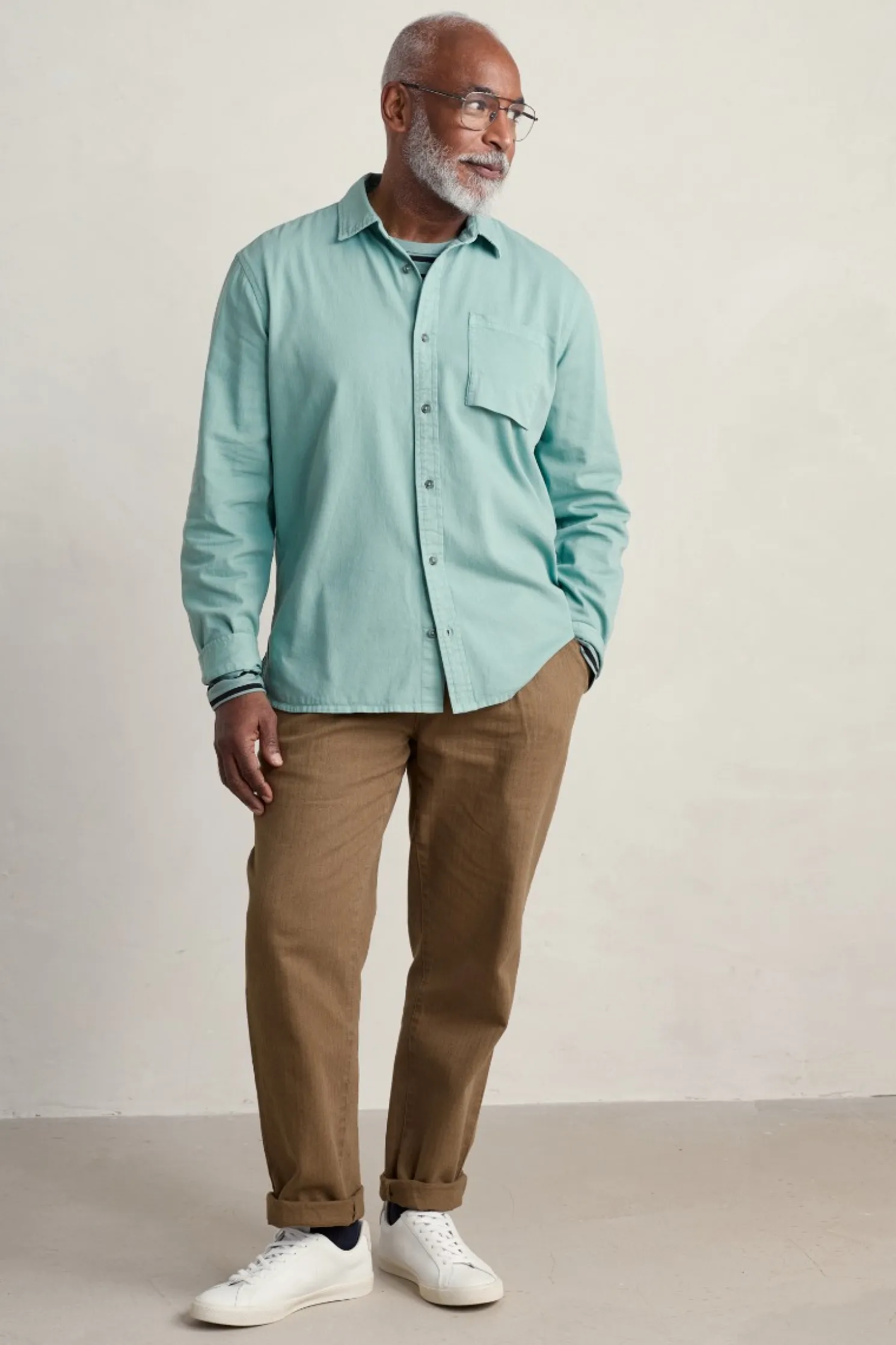 Men's Jackdaw Cotton Twill Shirt (Gots)