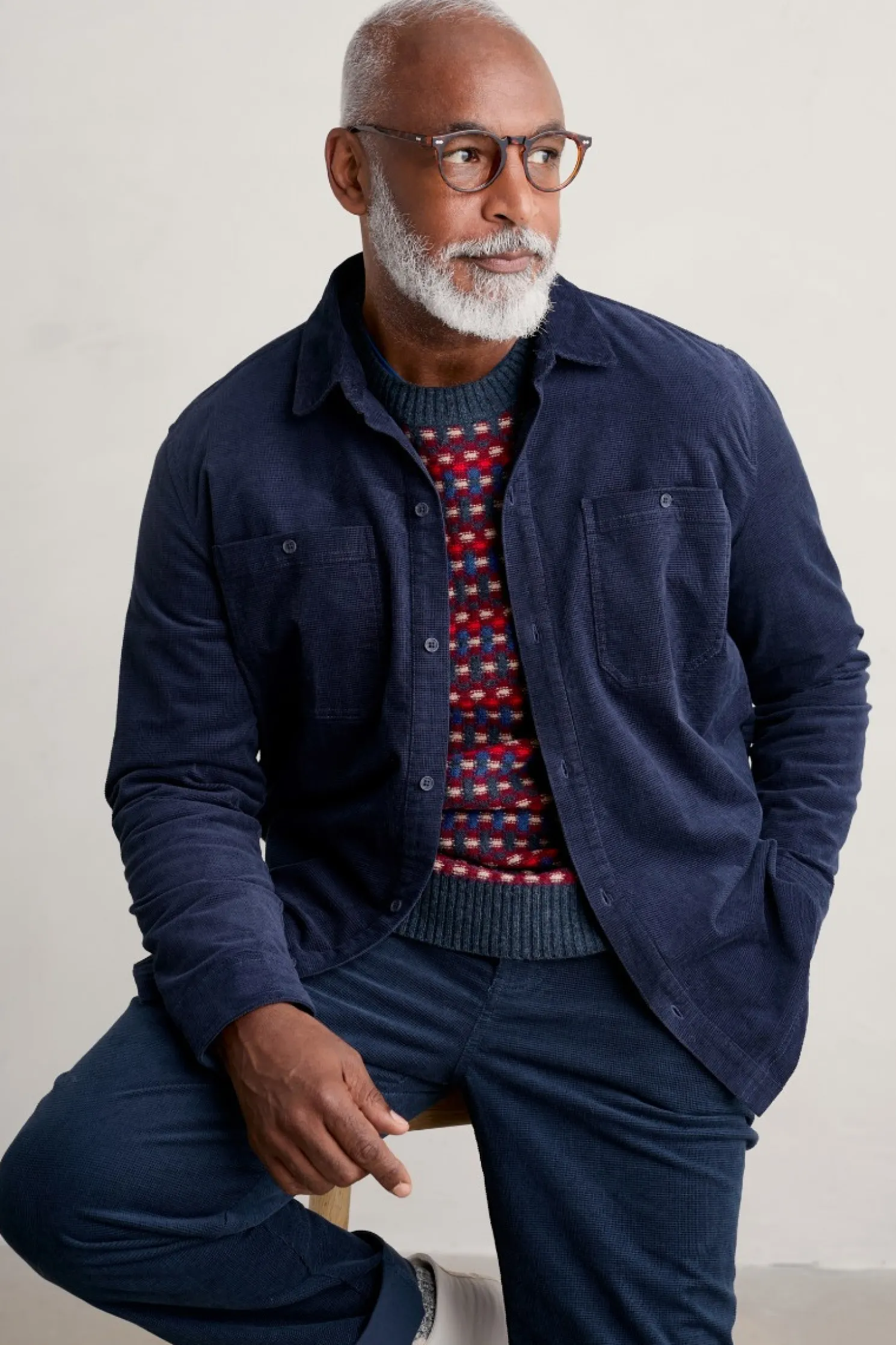 Men's Ropemaker Waffle Cord Overshirt