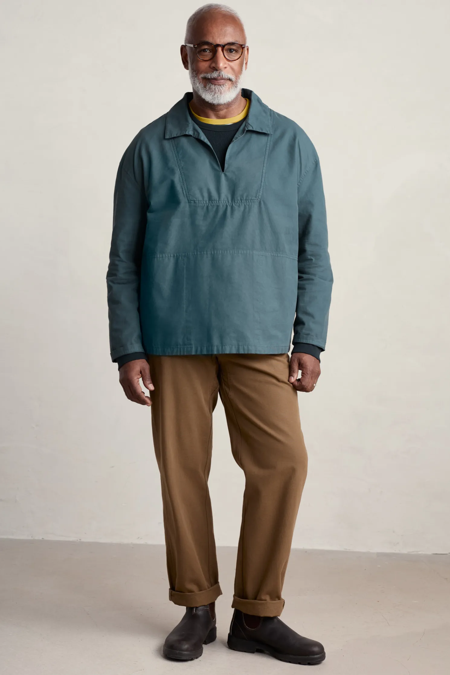 Men's Sidestone Cotton Canvas Smock