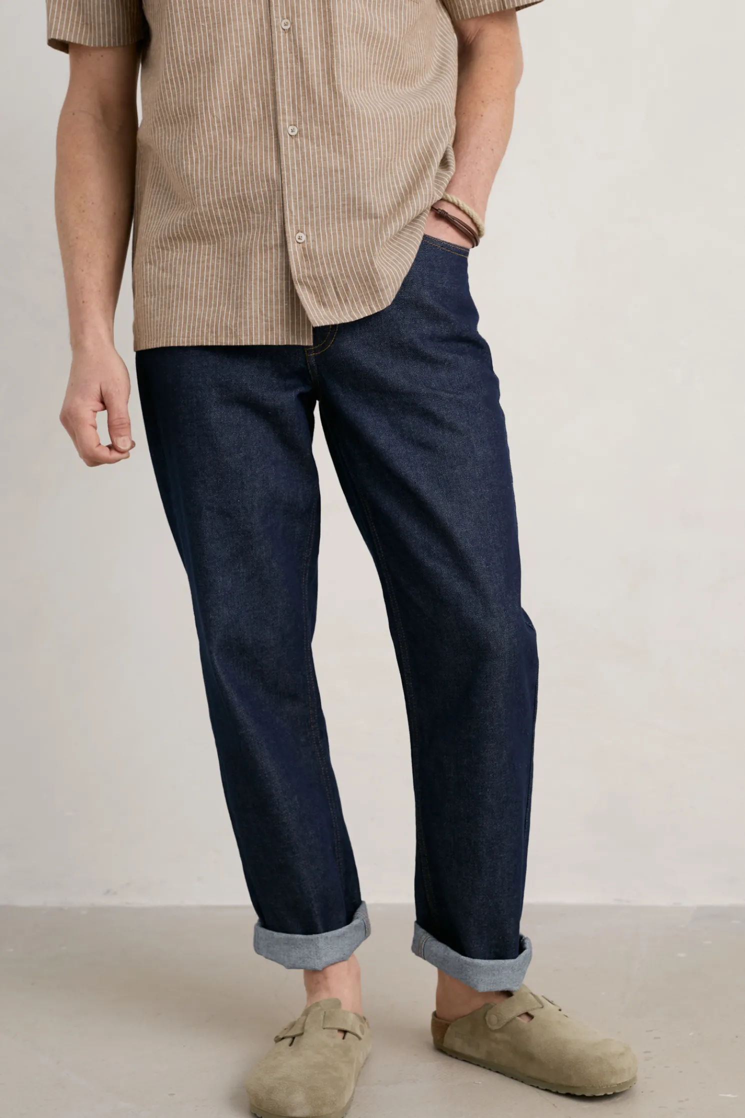 Men's Steersman Organic Cotton Straight Leg Jeans