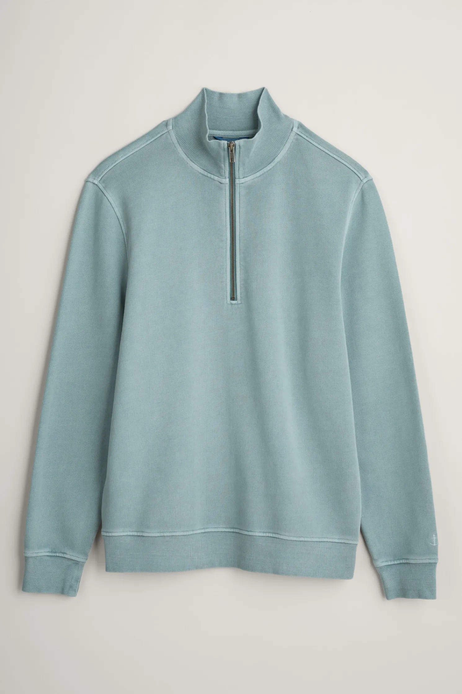 Men's Wood Moss Quarter Zip Sweatshirt