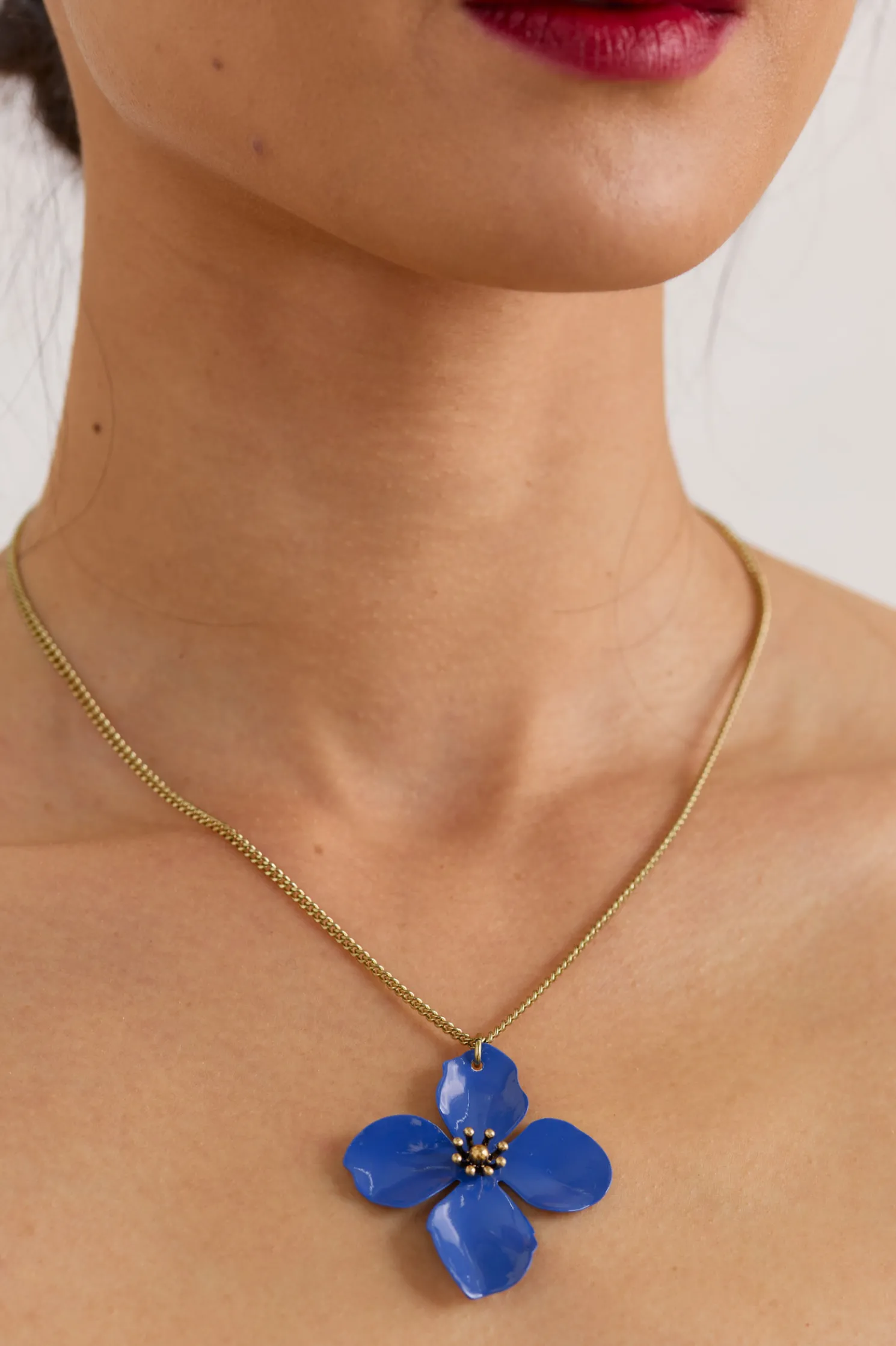 Pollinator Flower Pendant