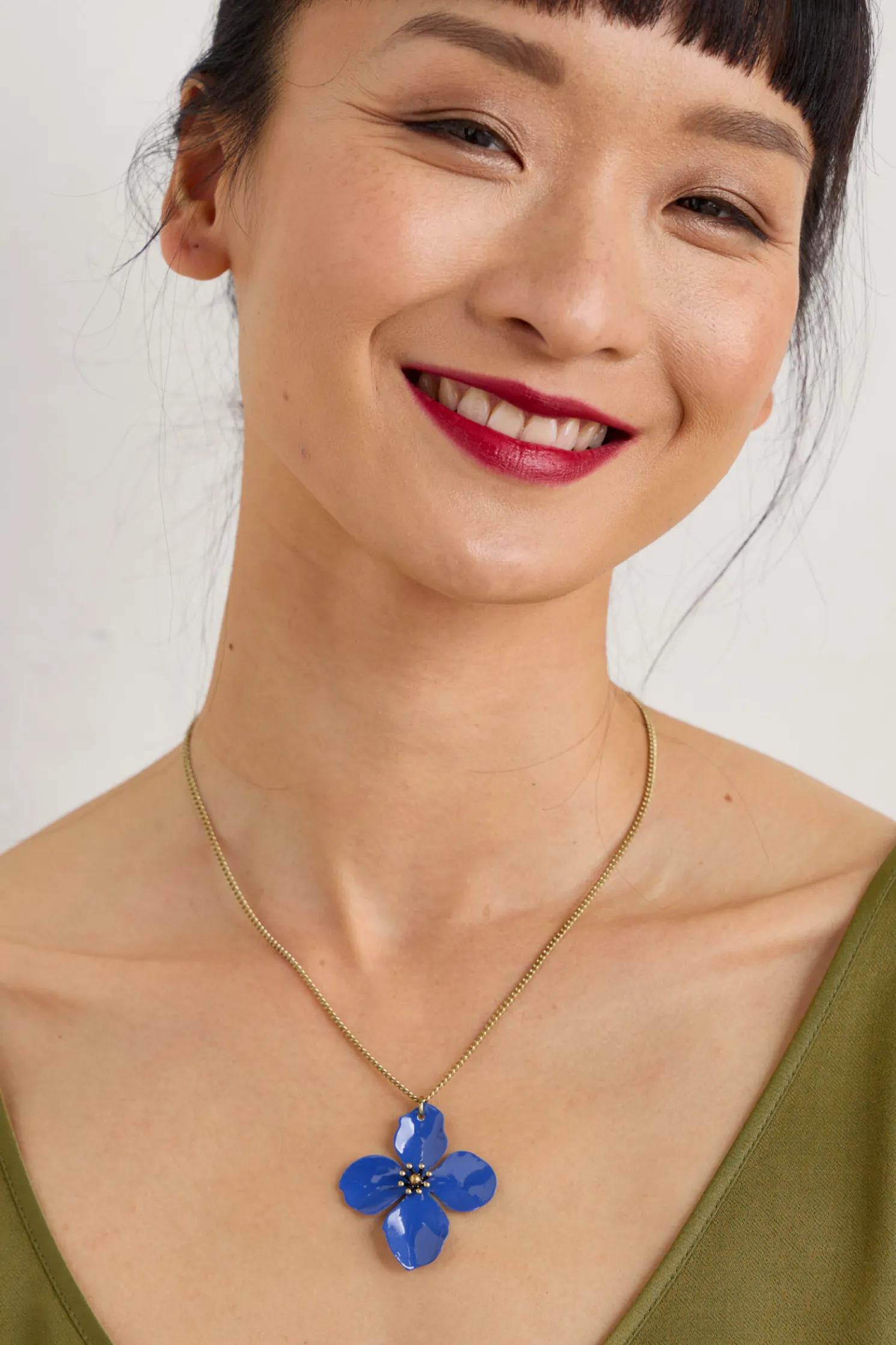 Pollinator Flower Pendant