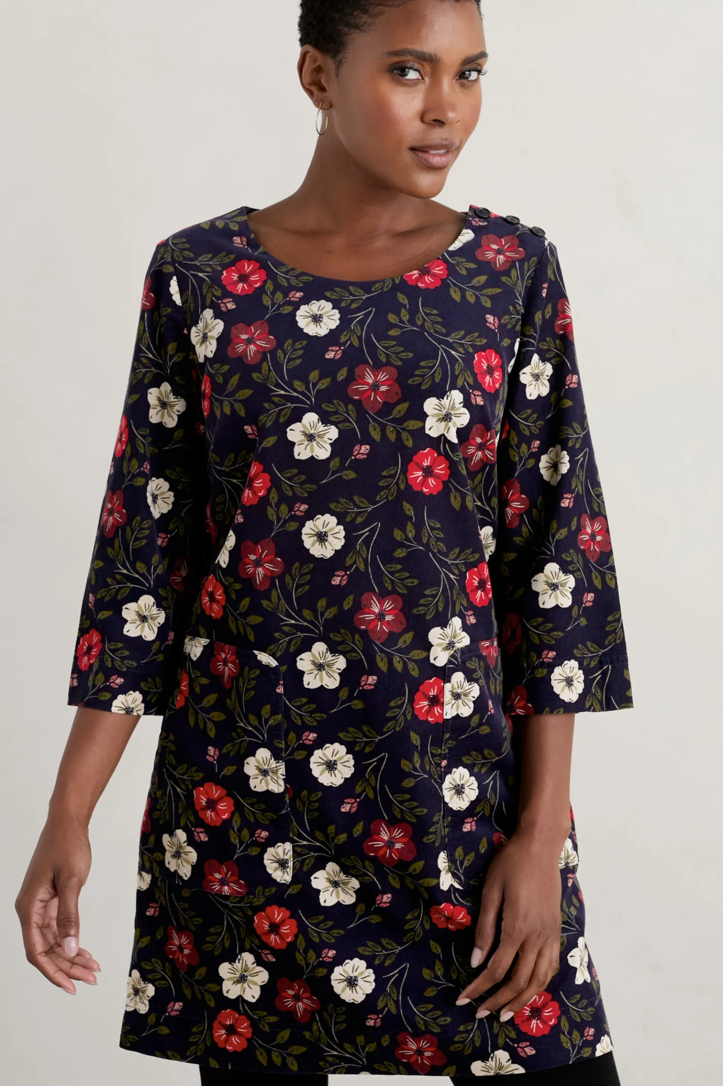 Port Gaverne Needlecord Tunic