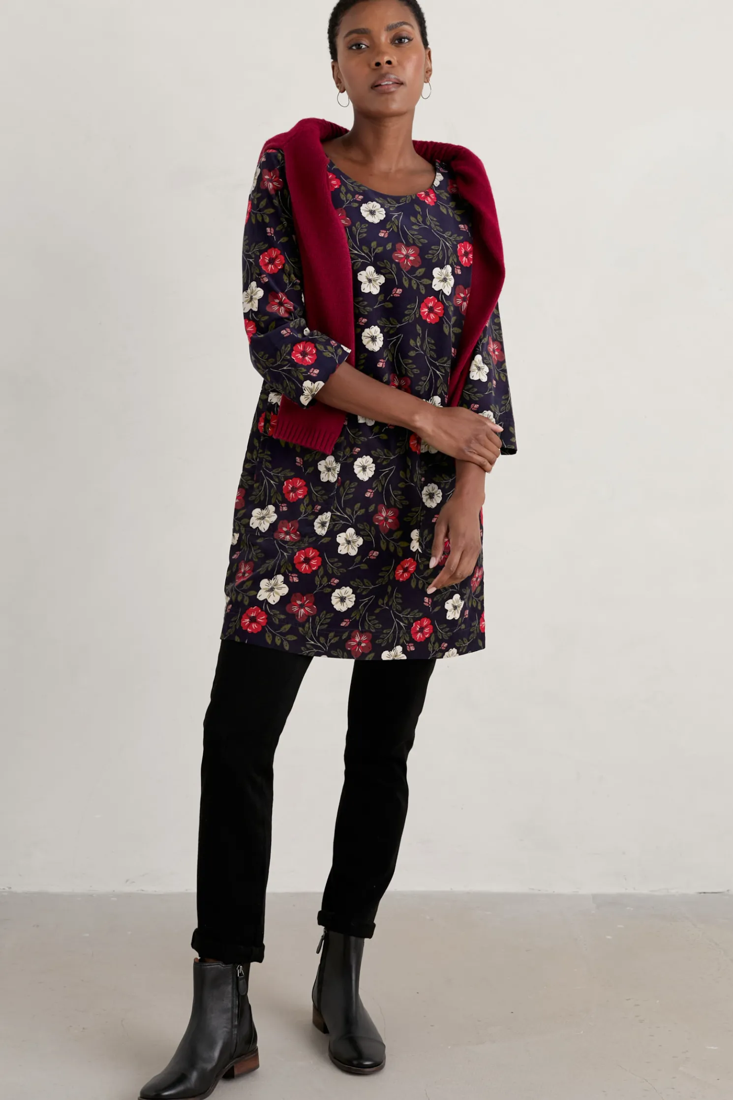 Port Gaverne Needlecord Tunic