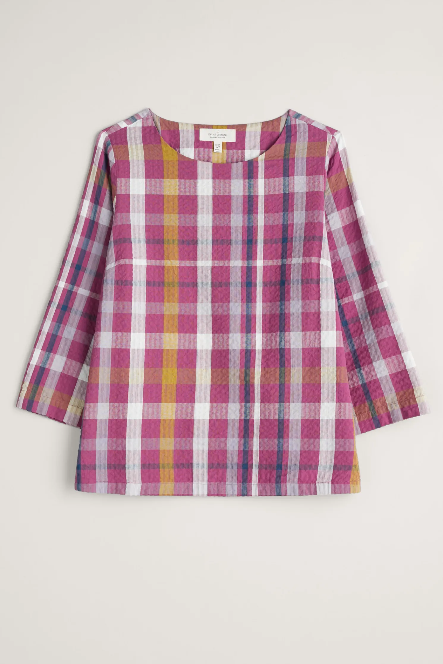 Riding High Checked Top