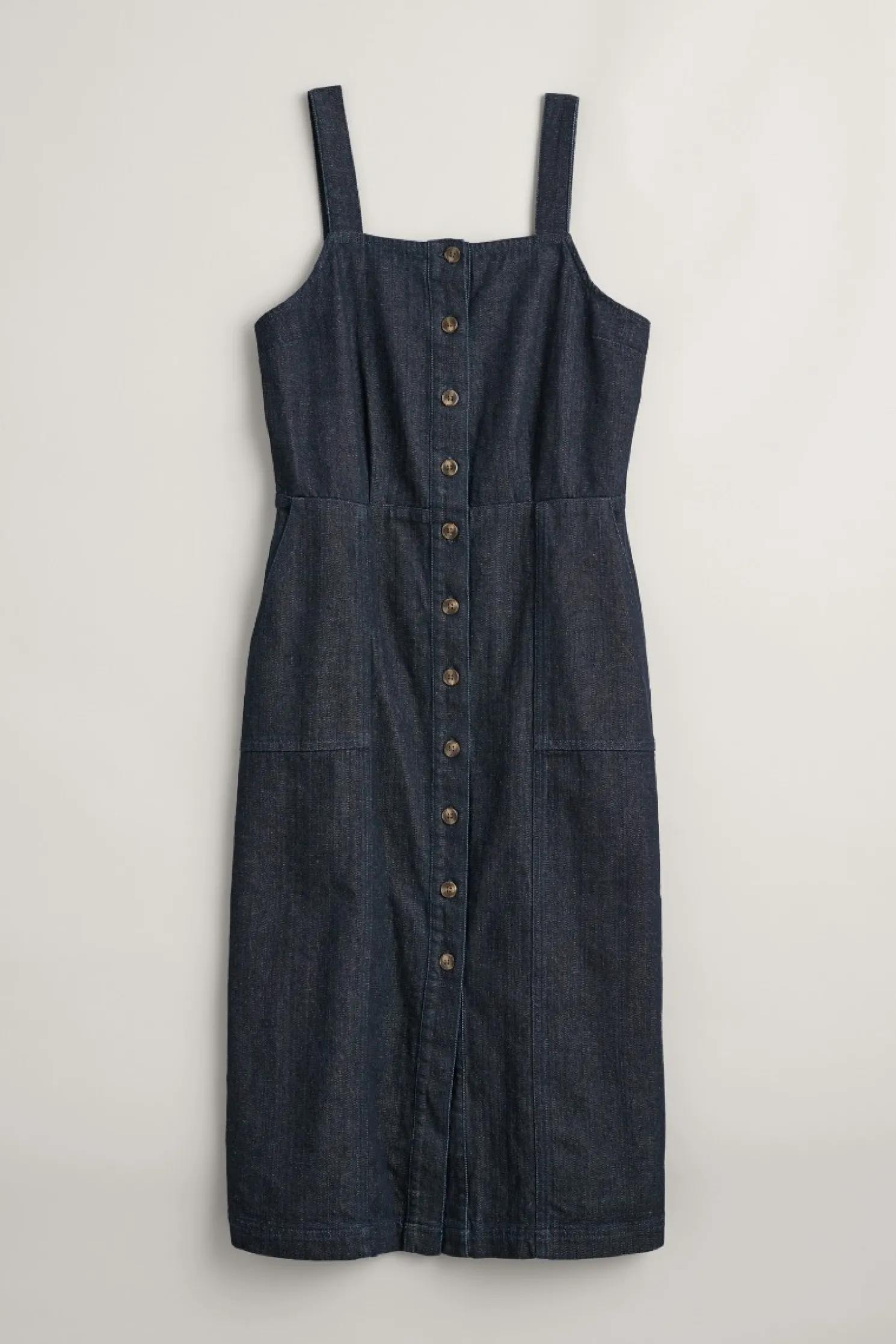 River Rock Midi Pinafore Dress