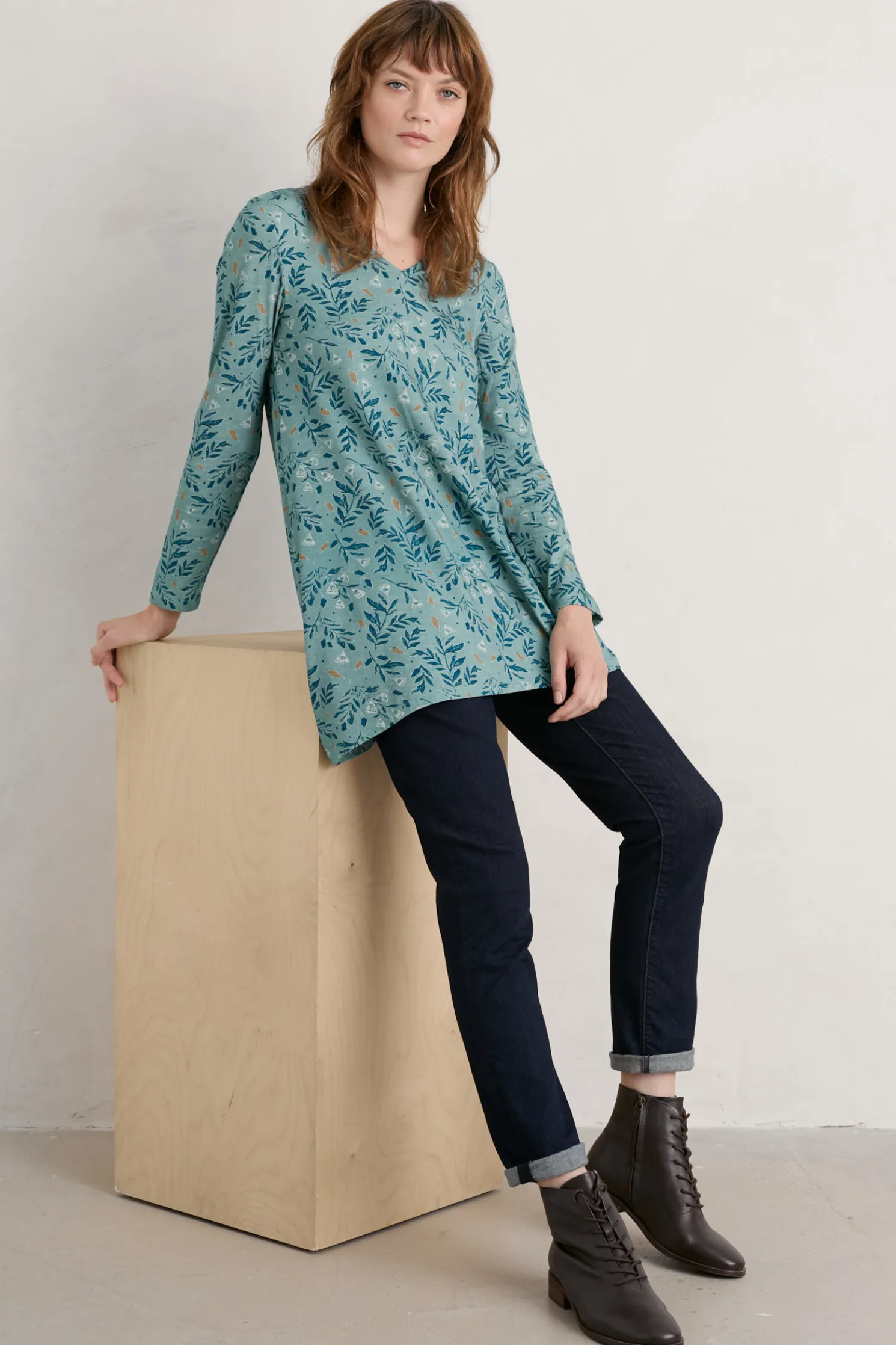 Sea Cruise V-Neck Tunic (Gots)