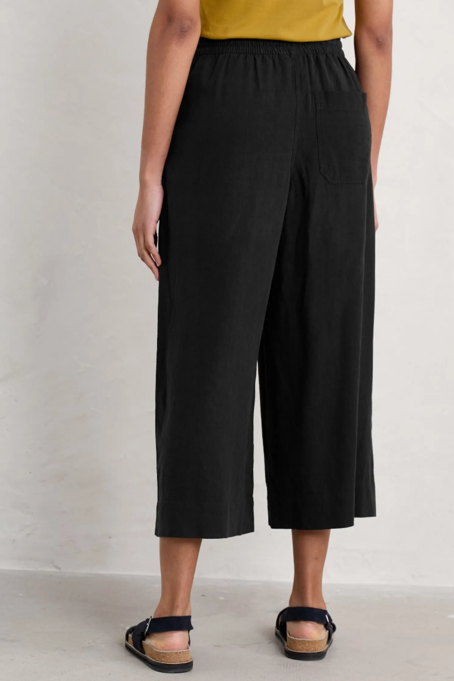 Sea Heart Linen Blend Culottes