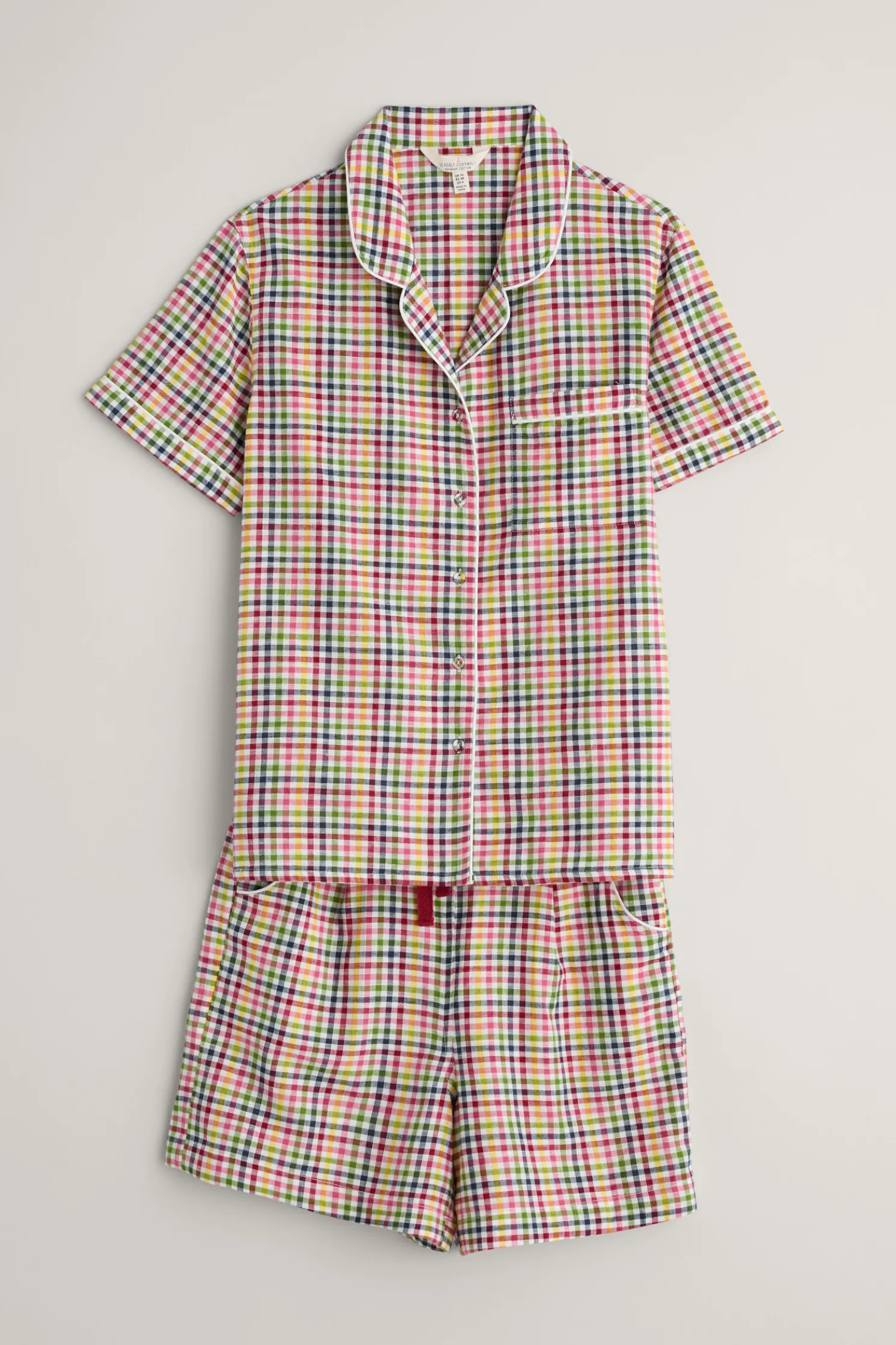 Senara Checked Summer Pyjamas