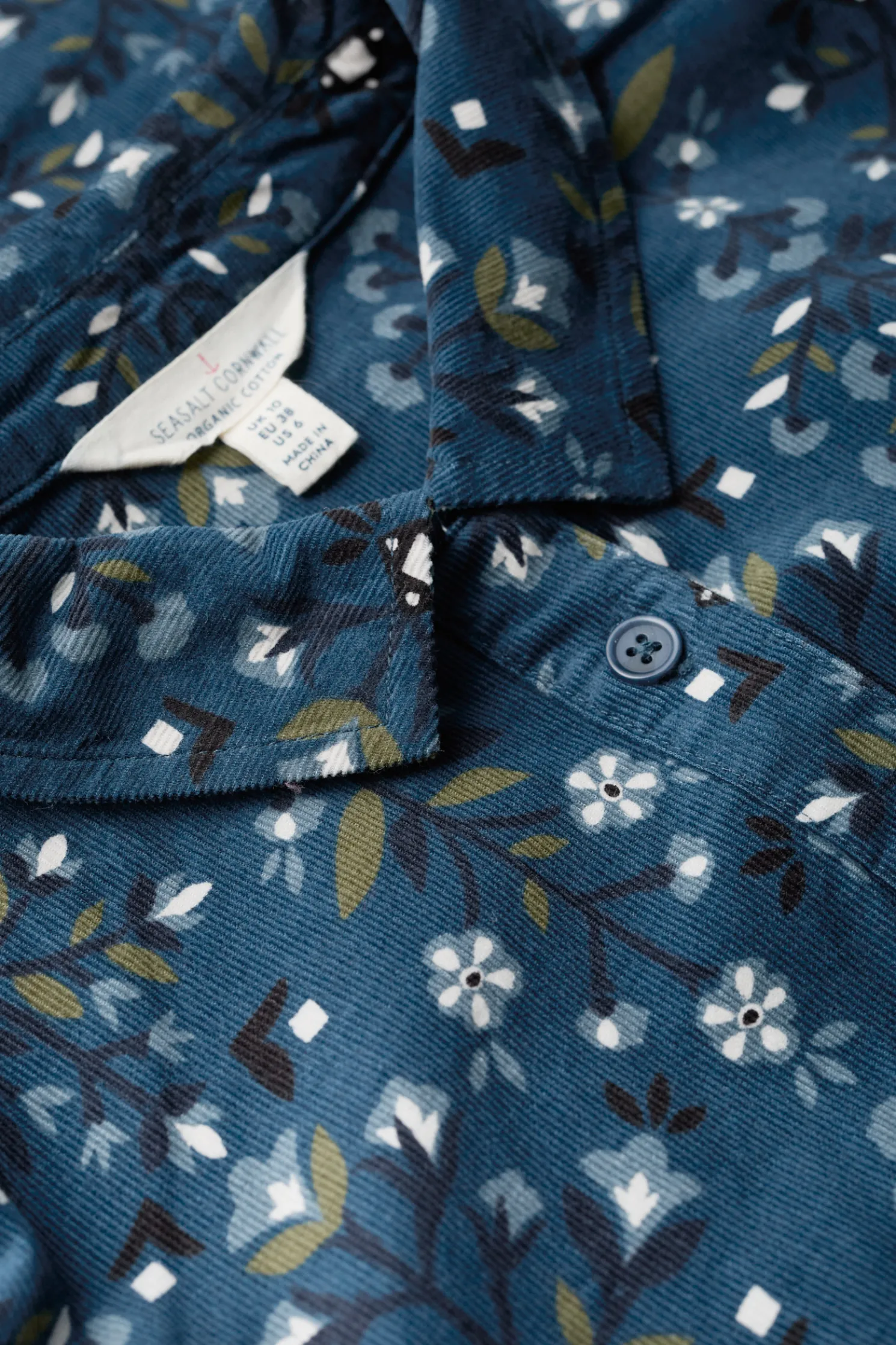 Sky Sketch Needlecord Tunic