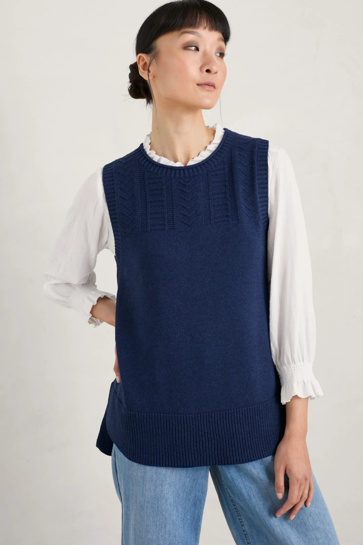 Smallcombe Organic Cotton Knitted Vest (Gots)
