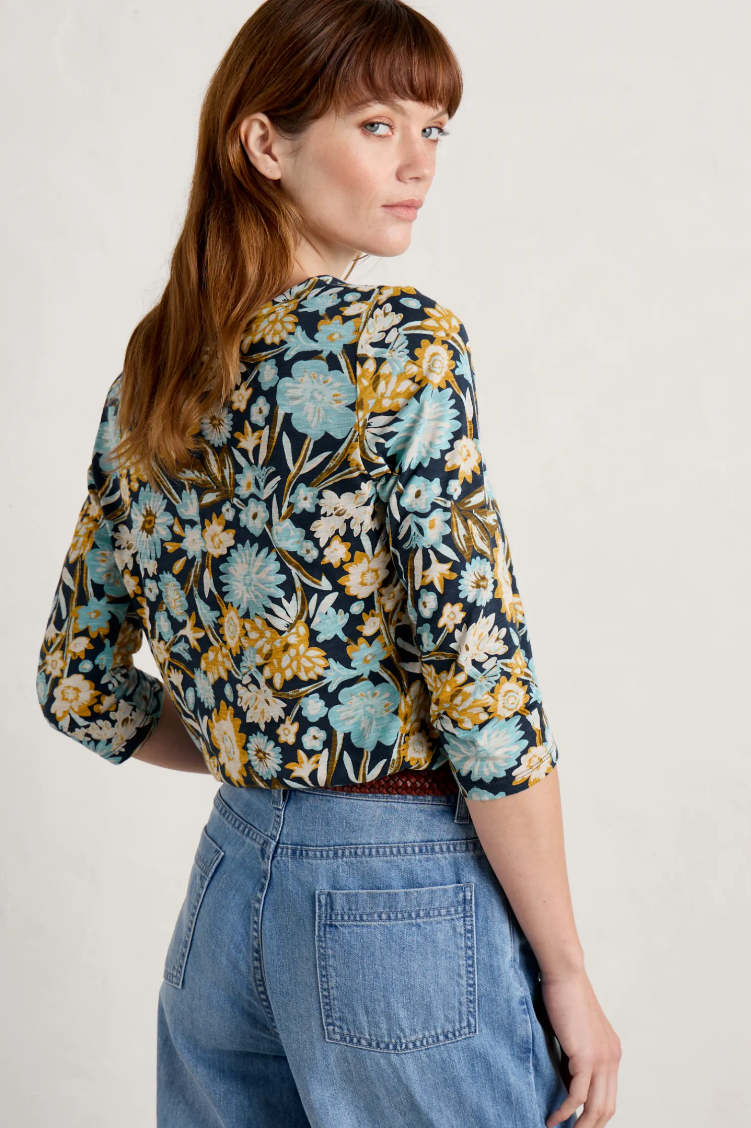 Studio Glass 3/4 Sleeve Top