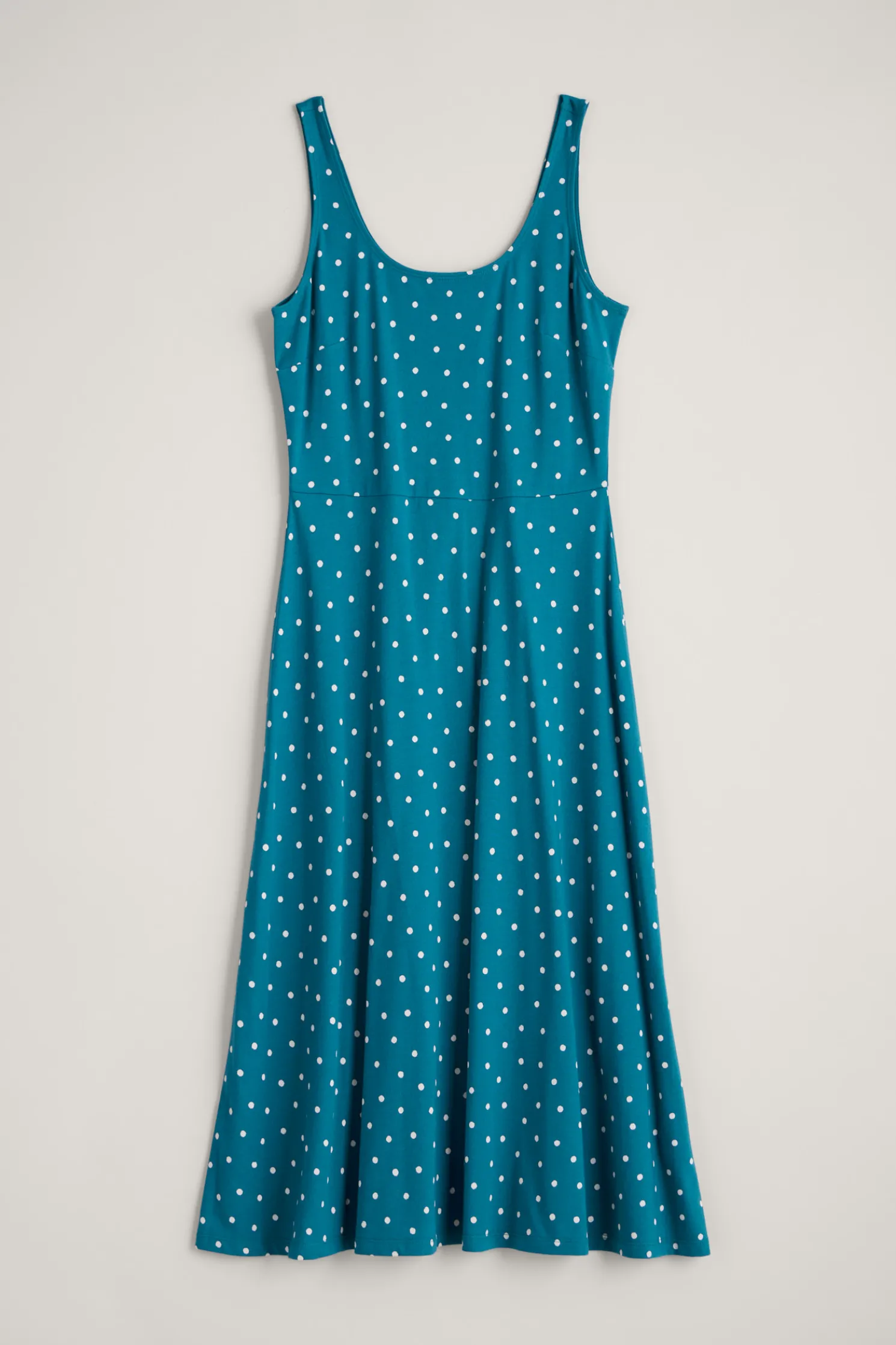 Sun Gleam Jersey Midi Dress