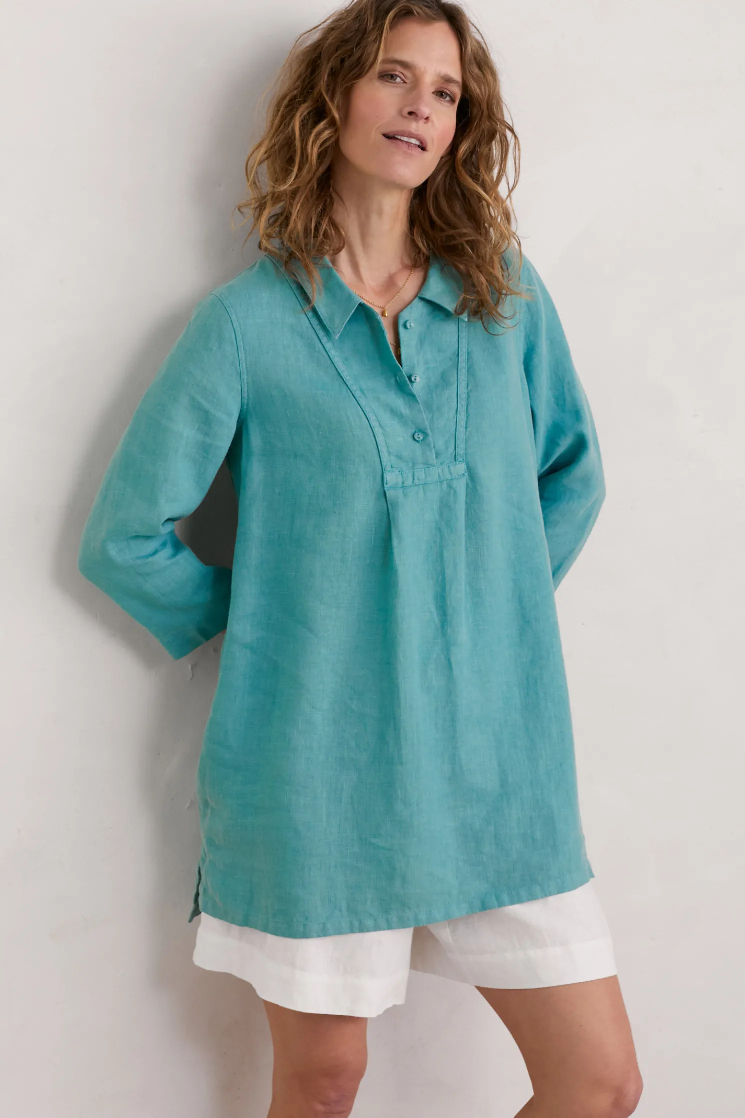 Tide Clock 3/4 Sleeve Tunic