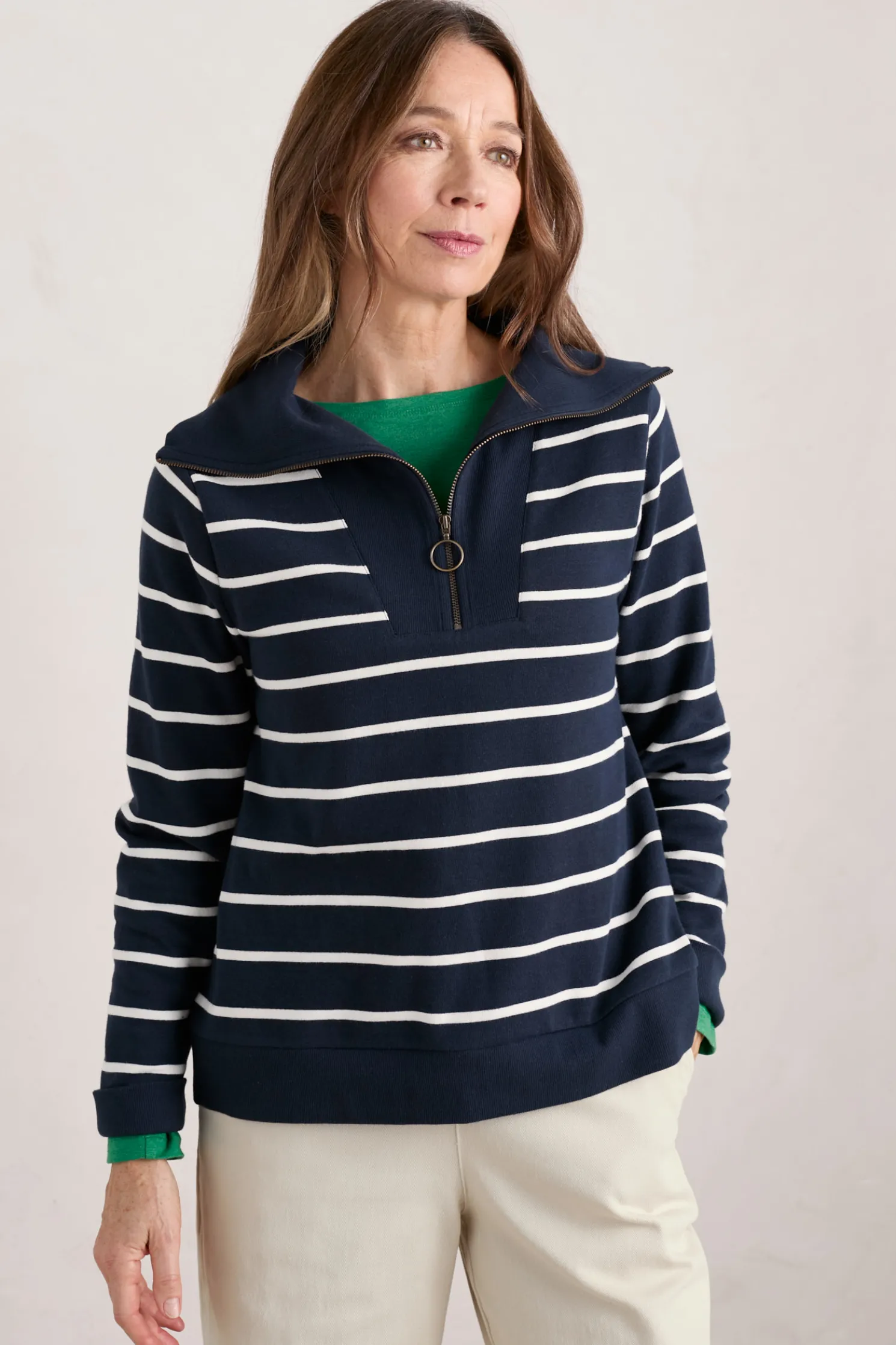Tideline Collared Sweatshirt