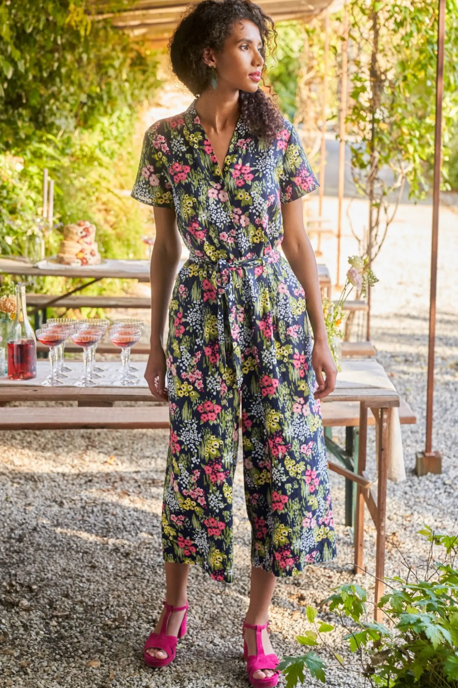Treen Cove Linen Jumpsuit