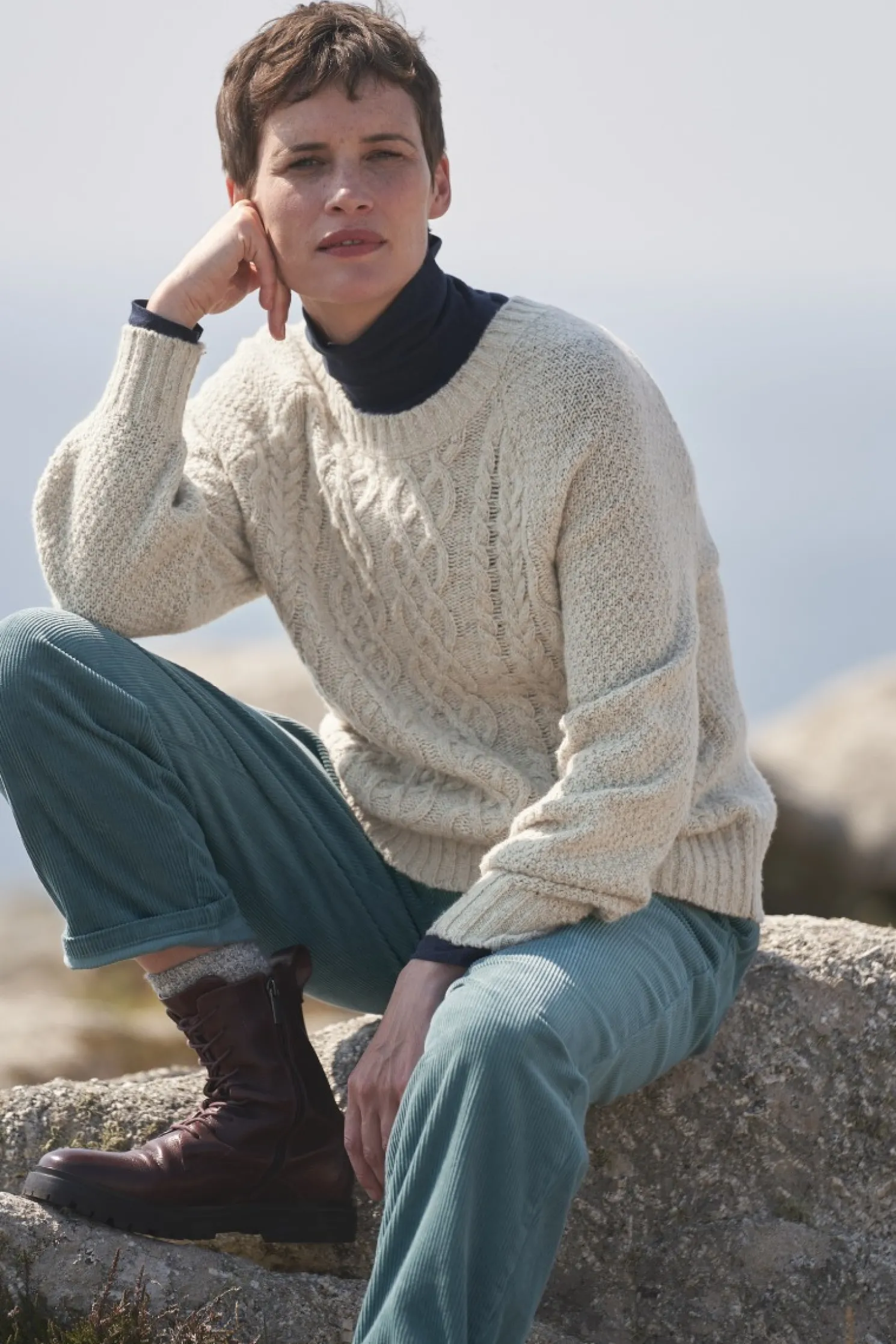 Tressa Cable Knit Jumper