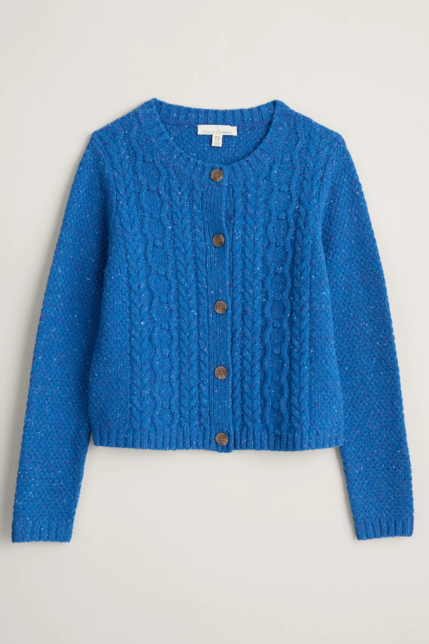 Tressa Merino Blend Cable Knit Cardigan
