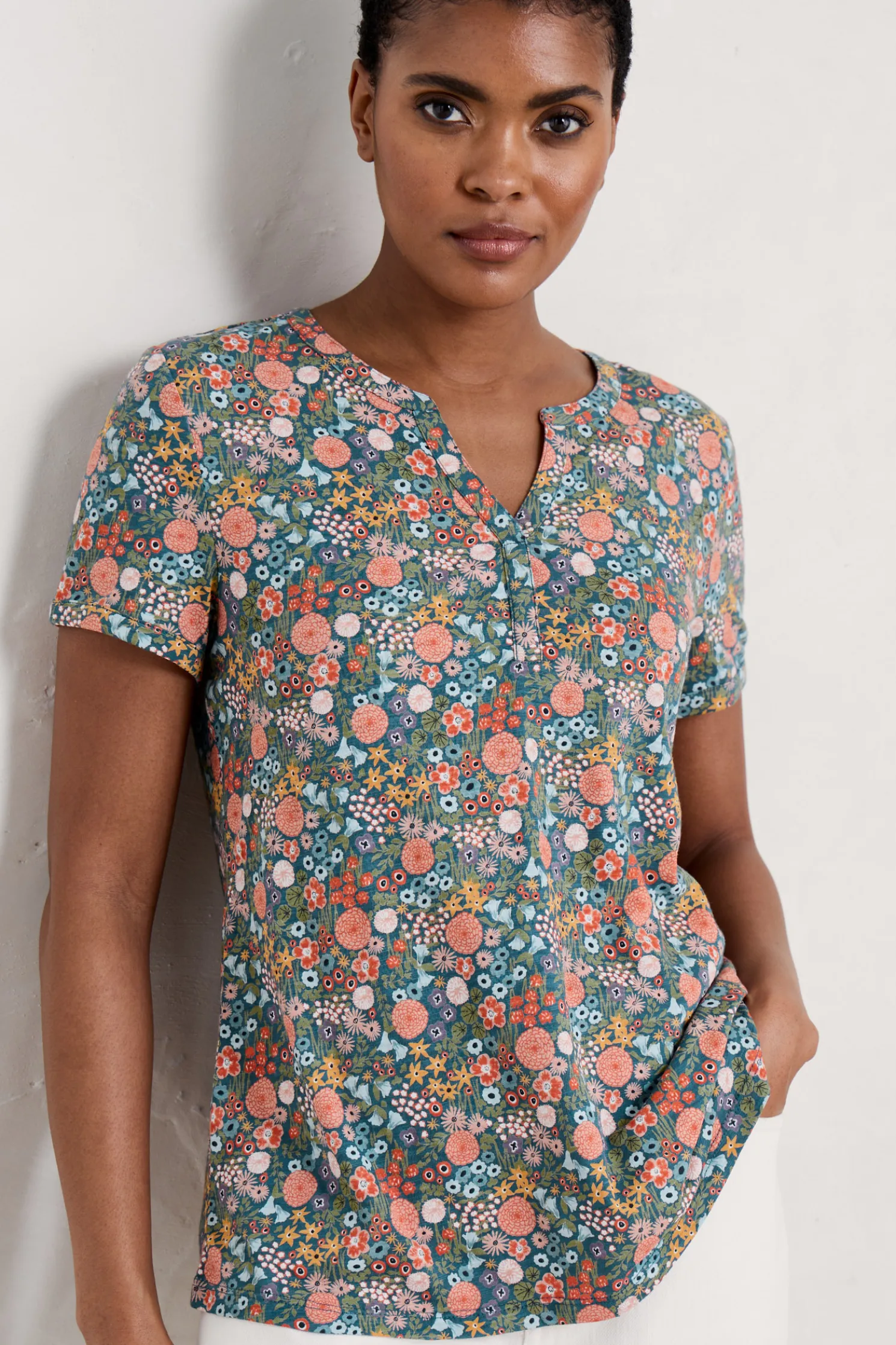 Waterflow Short Sleeve Top