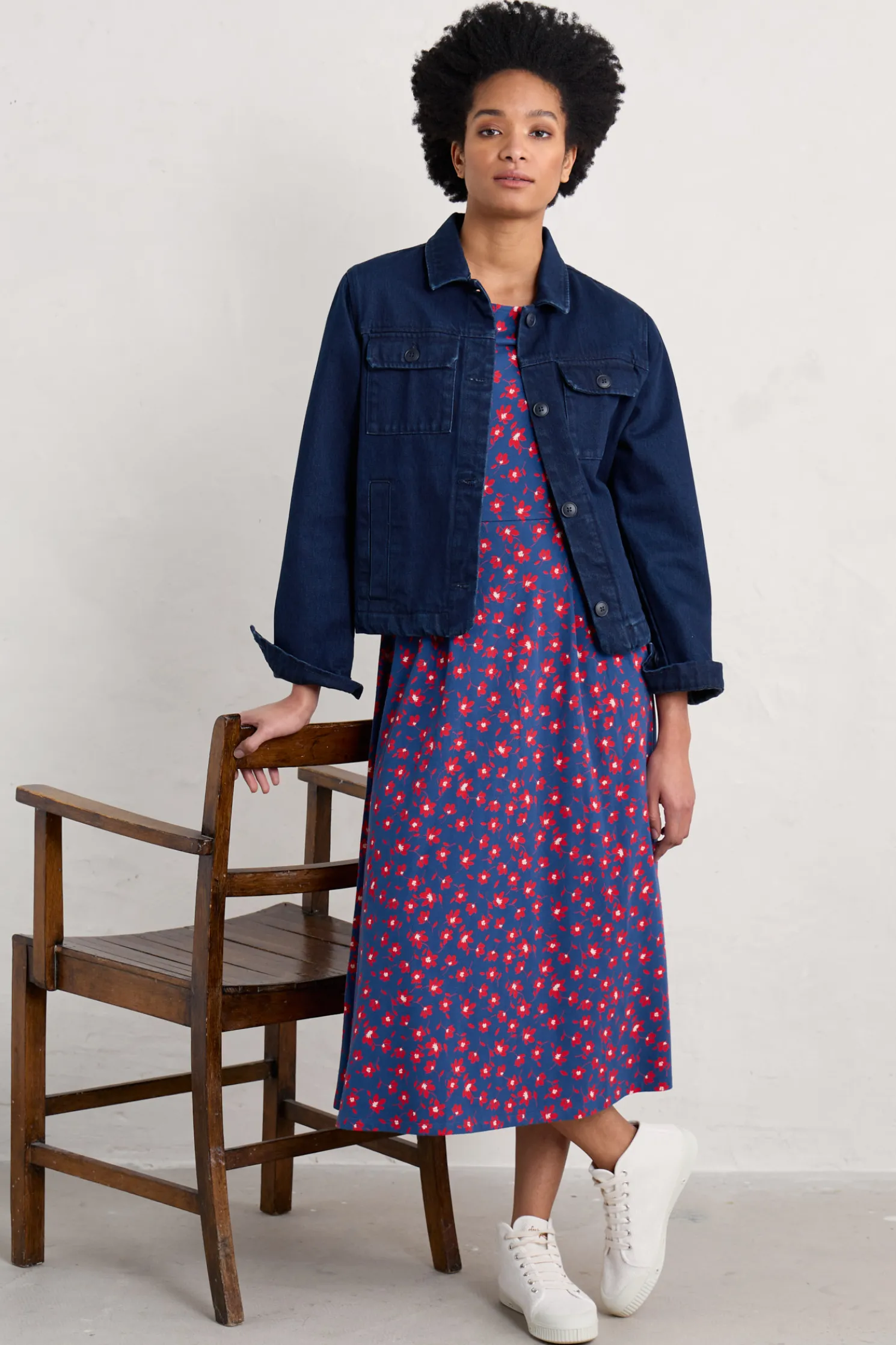 Wild Bouquet Jersey Dress