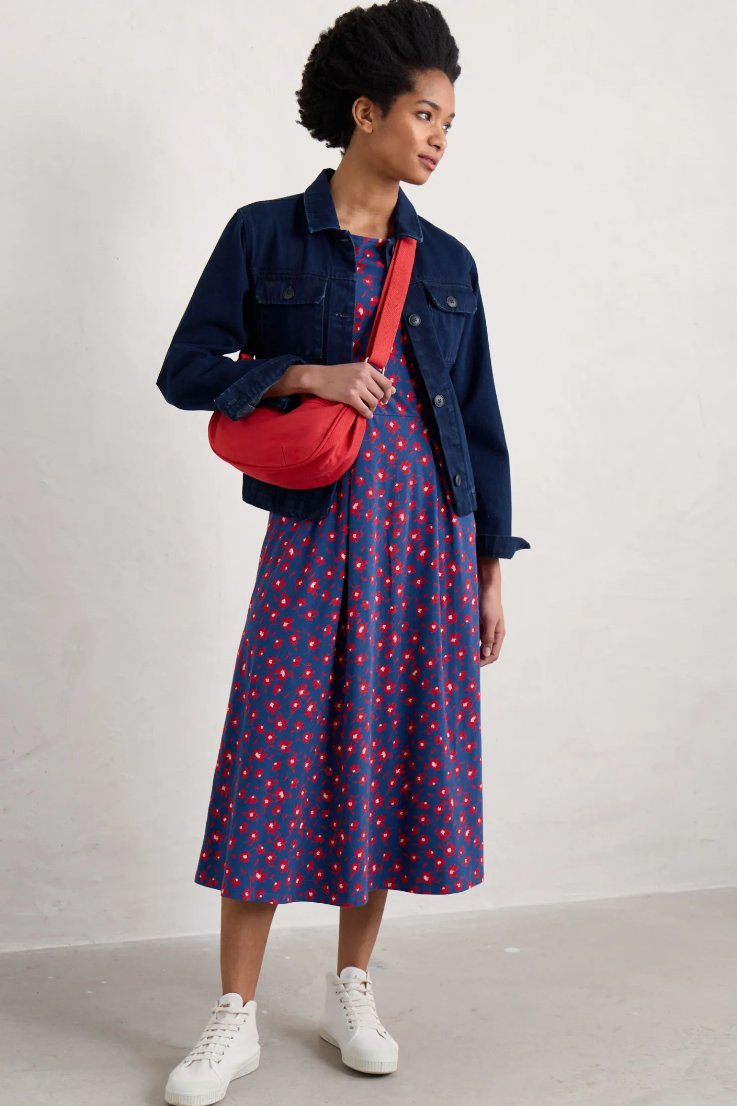 Wild Bouquet Jersey Dress