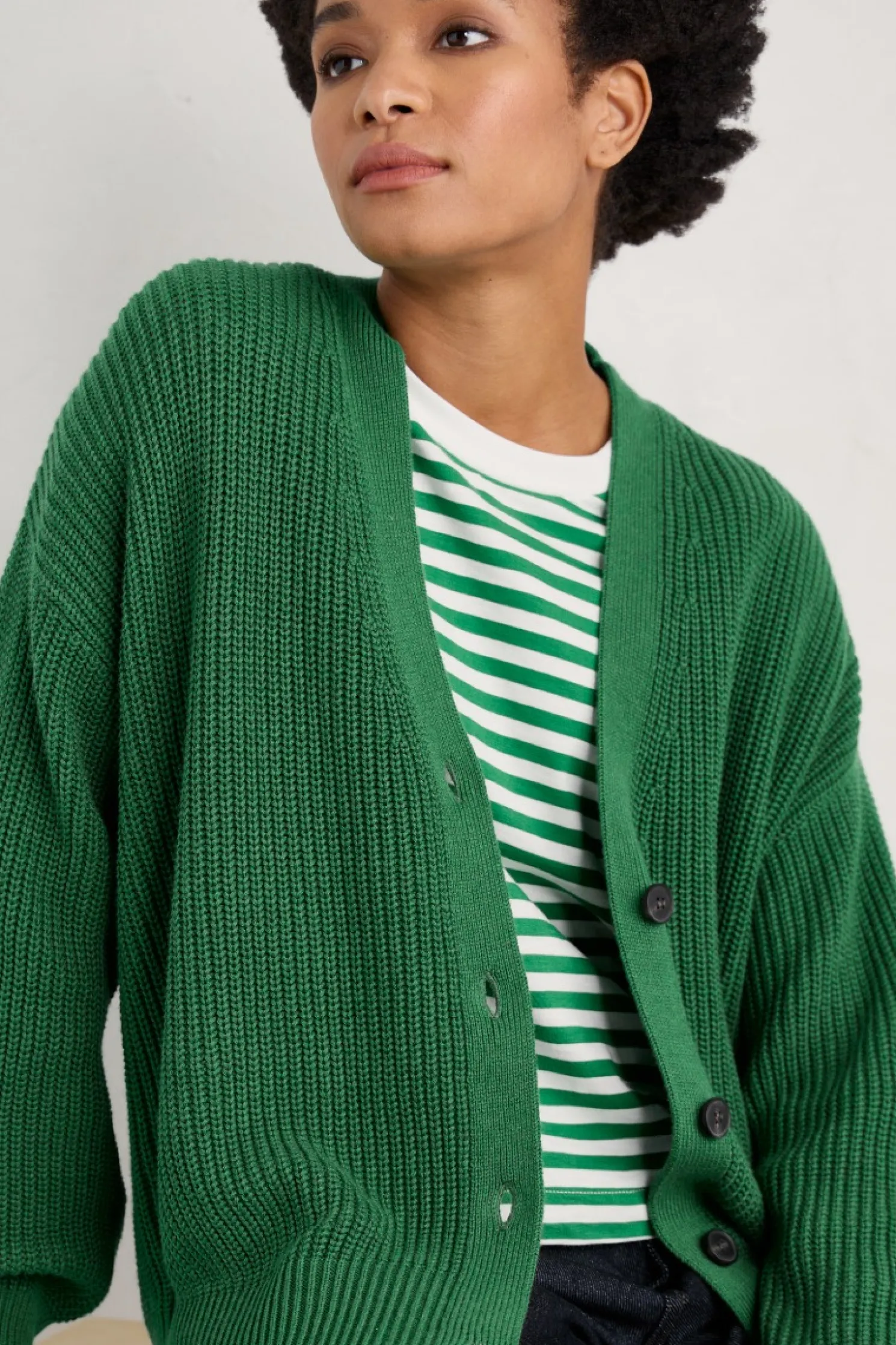 Winding Creek Organic Cotton Knit Cardigan